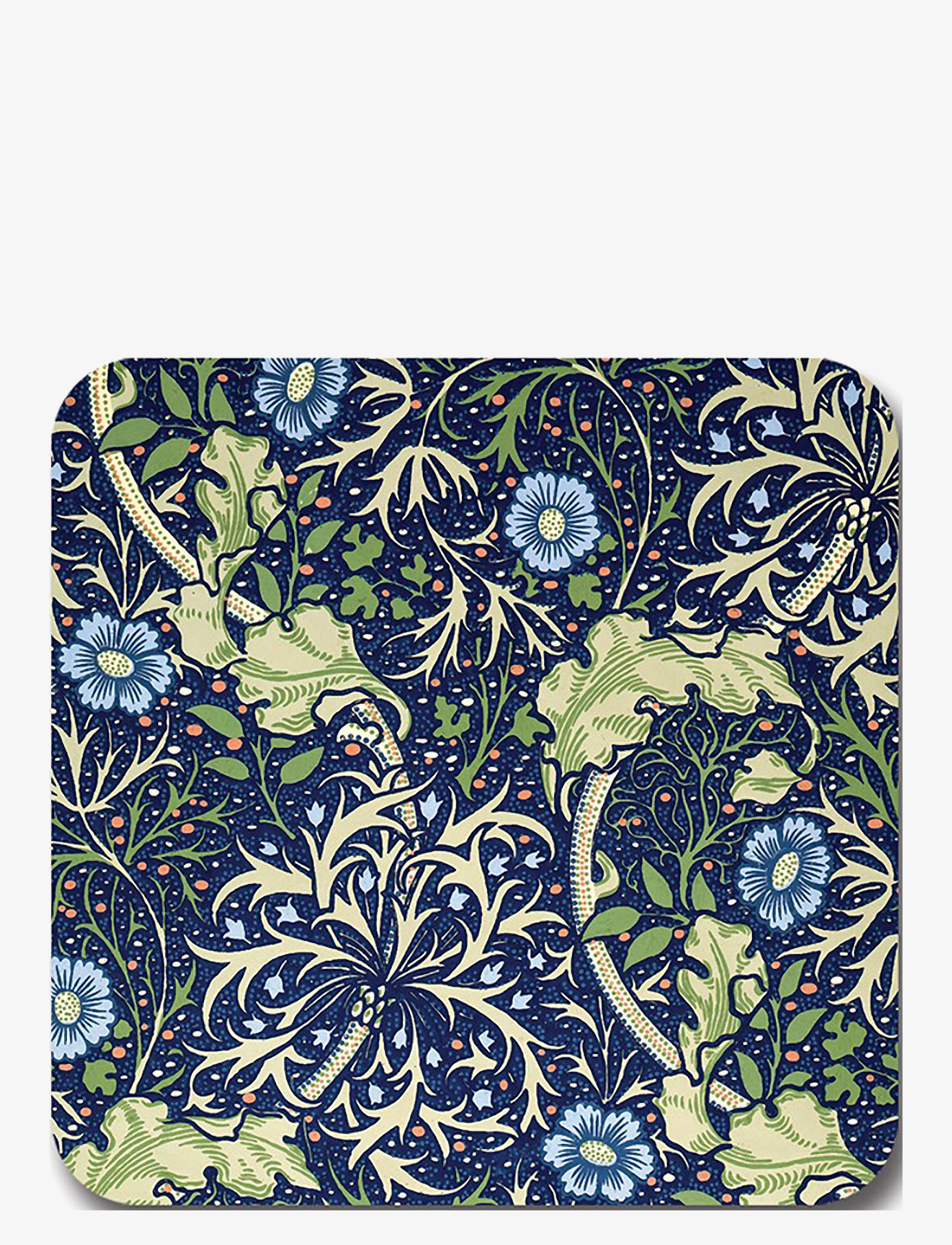 William Morris Potstand Seaweed, 16X16 cm x 16, Pots & Pans, Mehrfarbig/gemustert - Pot Coasters, Homeware
