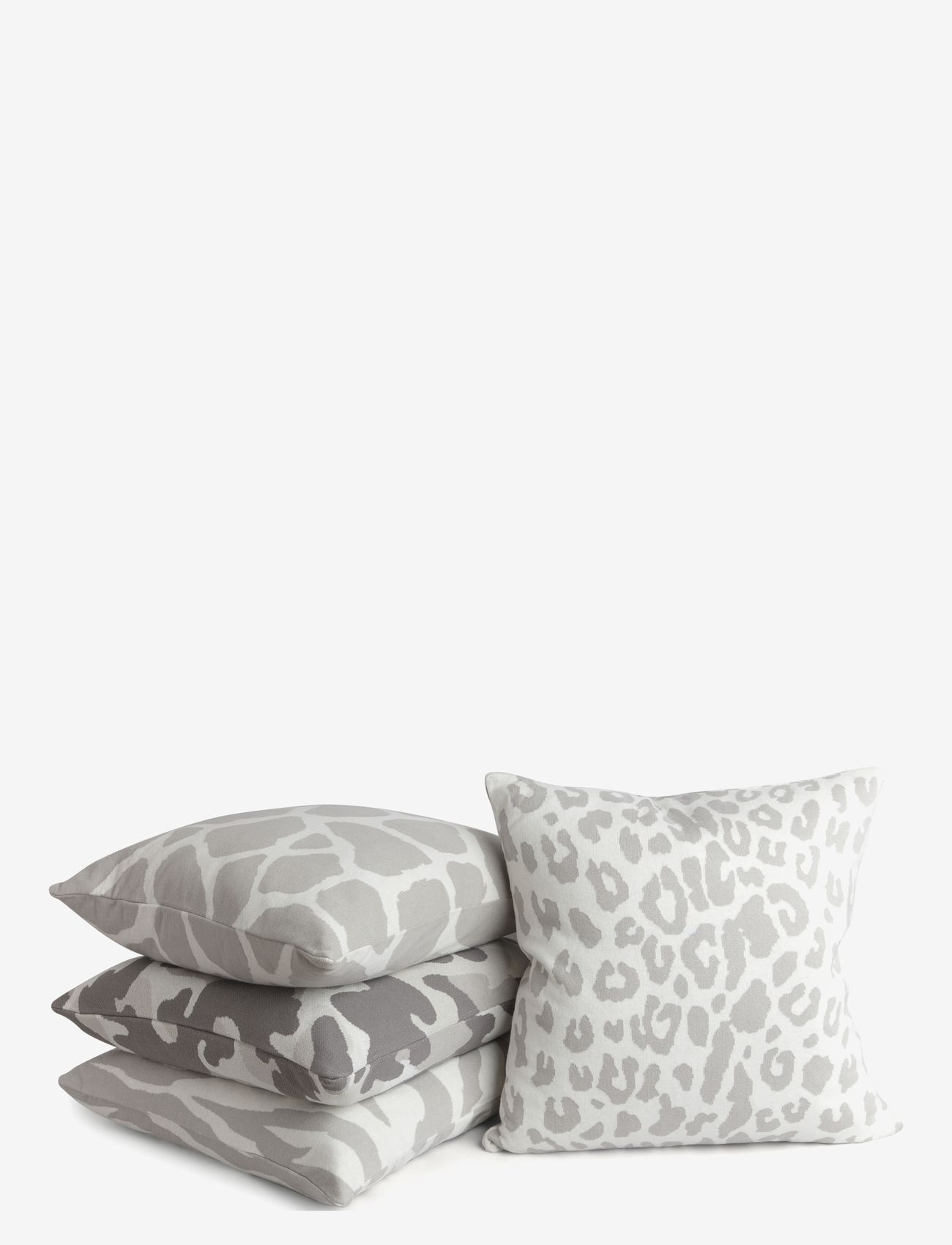 WILMA & LOUISE - Pute Safari - cushion covers - grey - 1