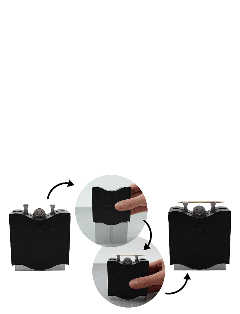 Winkee - Toothpick holder Mister Help - muud köögiriistad - black - 1