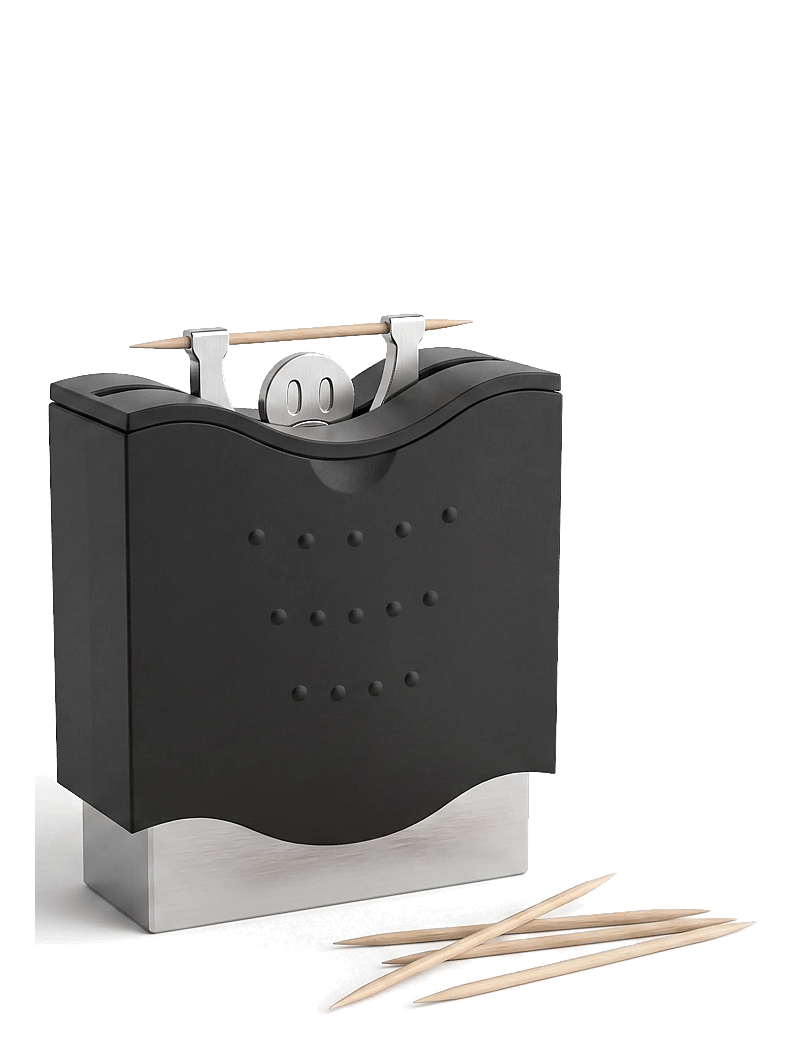 Winkee - Toothpick holder Mister Help - muud köögiriistad - black - 2