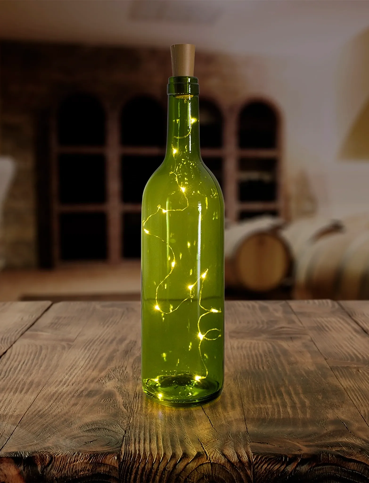 Winkee Led Lyskæde Bottle Light, H4 cm, Lamps, Mehrfarbig/gemustert - String Lights, Homeware