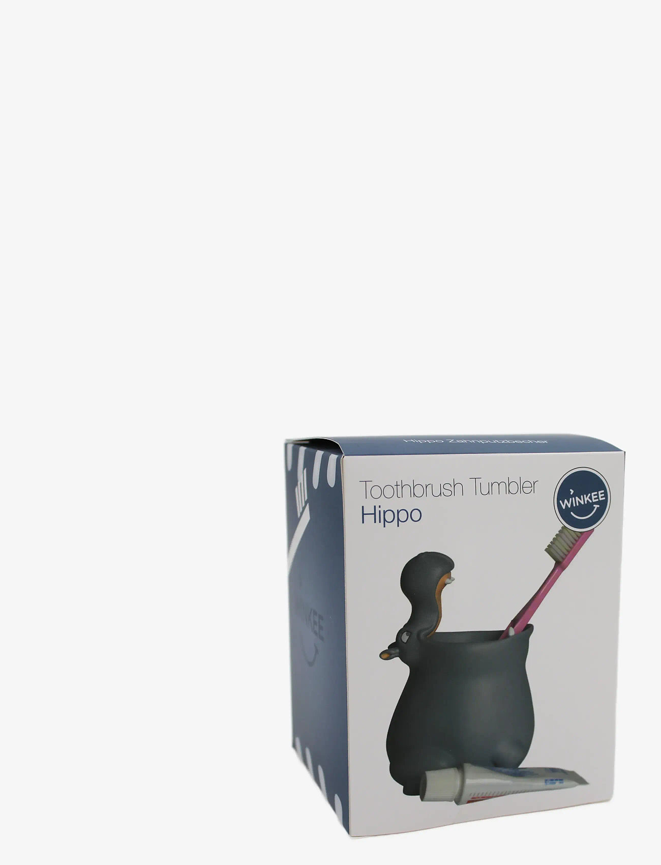Winkee - Toothbrush holder Hippo - hambaharjahoidjad - grey - 2