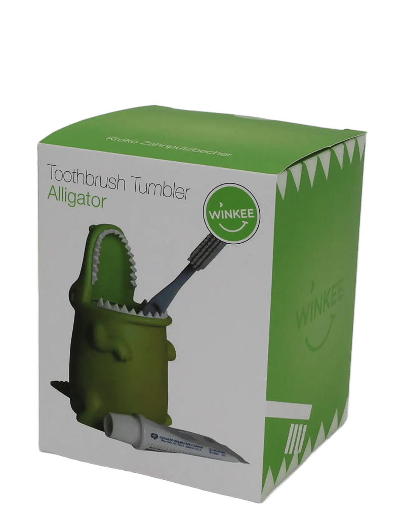 Winkee - Toothbrush holder Alligator - hambaharjahoidjad - green - 2