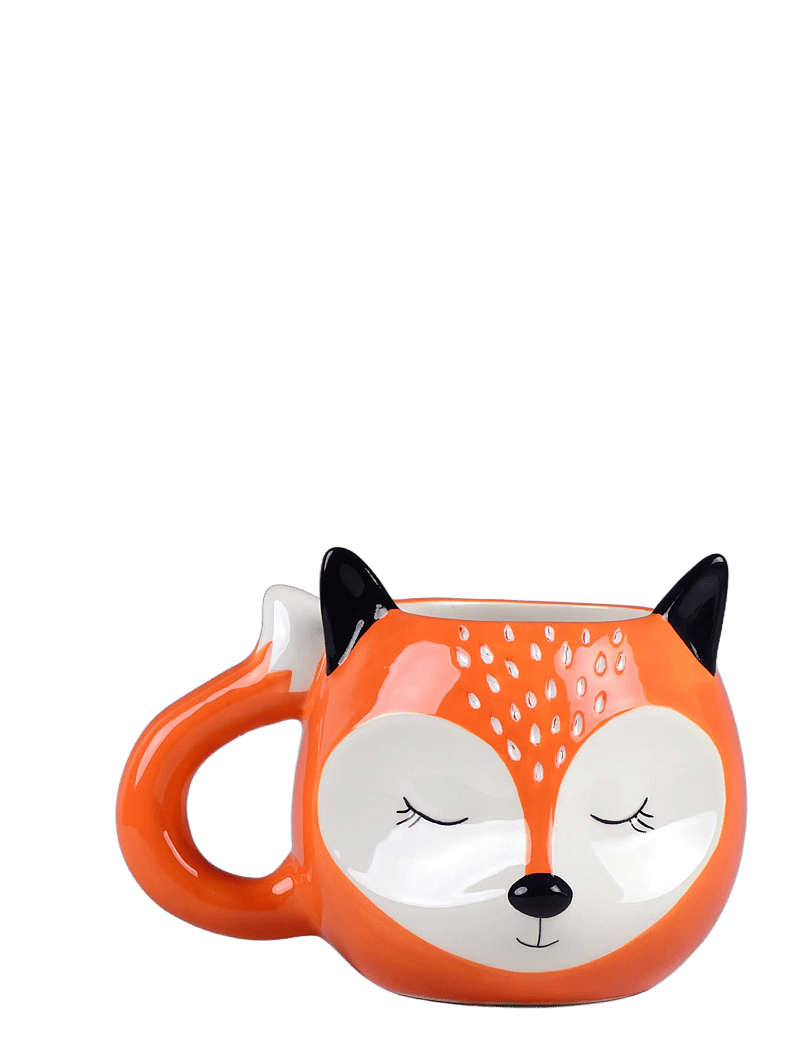Winkee - Sleeping Fox Mug - teetassid - white, orange - 1