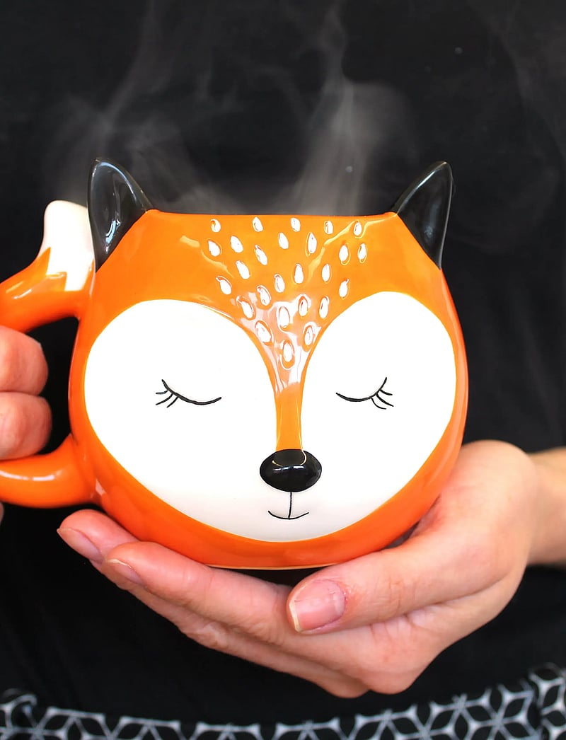 Winkee - Sleeping Fox Mug - teetassid - white, orange - 0