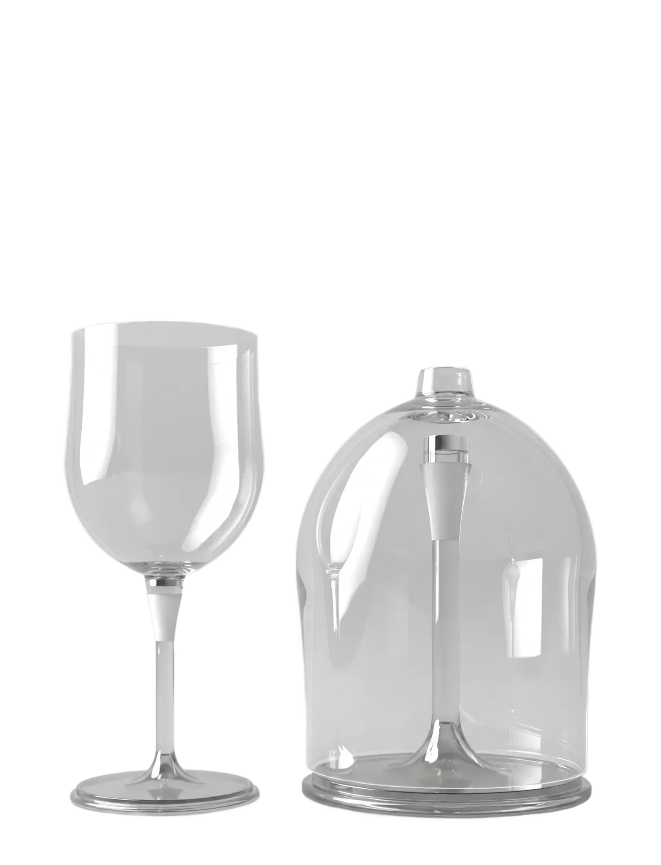 Winkee Vinglas Outdoor Wine Glass (2 Stk.), Rød Vinglases, Nude, Str: H12CM