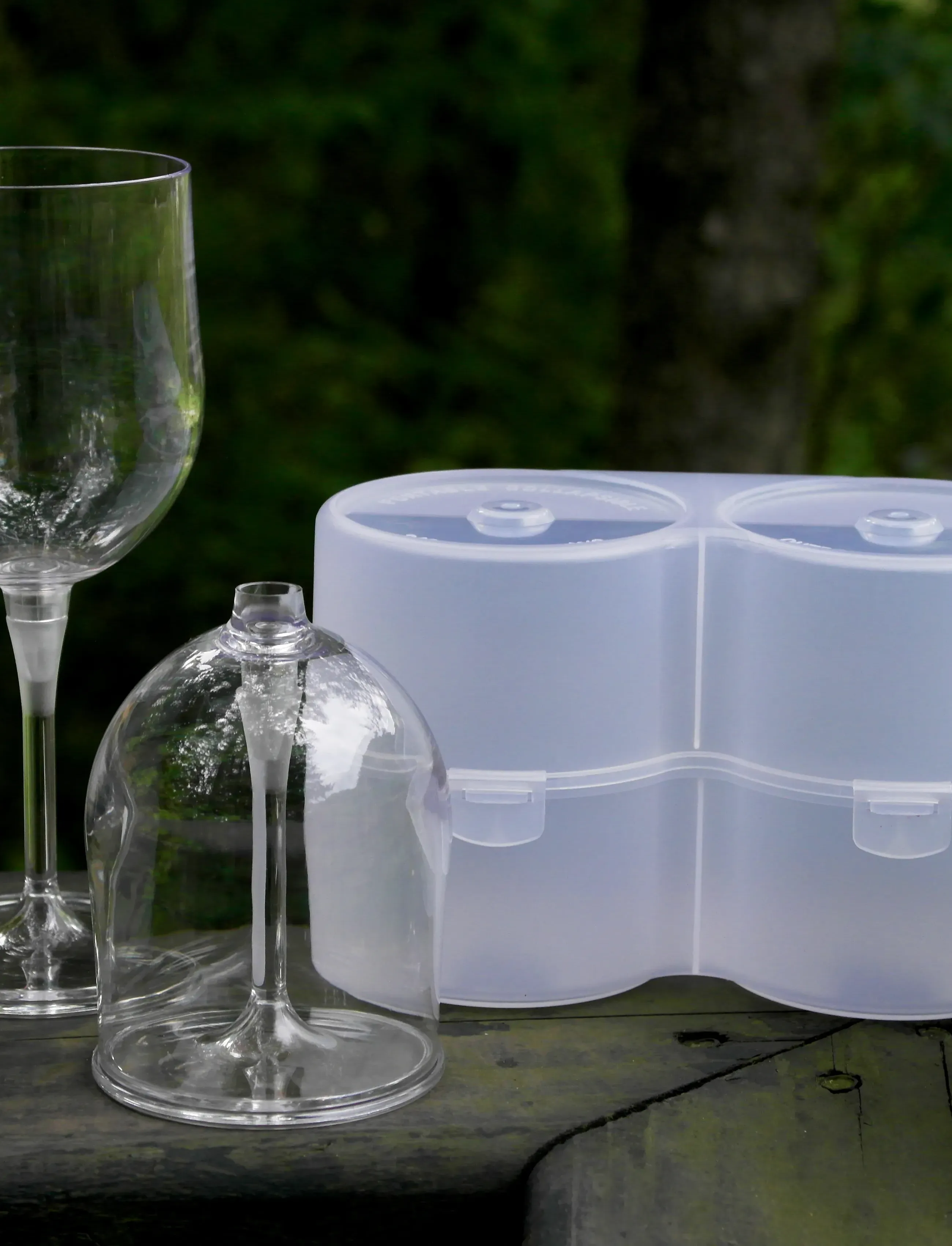 Winkee Vinglas Outdoor Wine Glass (2 Stk.), H12 cm, Glass, Nackt - Red Glasses, Homeware