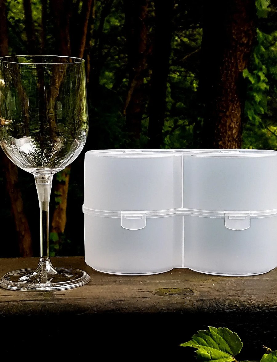 Winkee - Outdoor Wine Glass Set of 2 - valge veini pokaalid - ready - 3