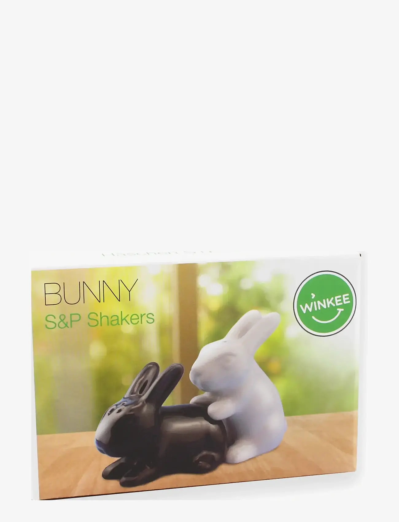 Winkee - Salt- og peber dispenser - Bunny - salt & pepper grinders - white, black - 1