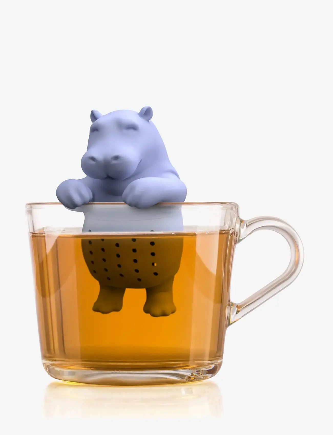 Winkee - Hippo Tea Infuser - teesiebe - grey - 1