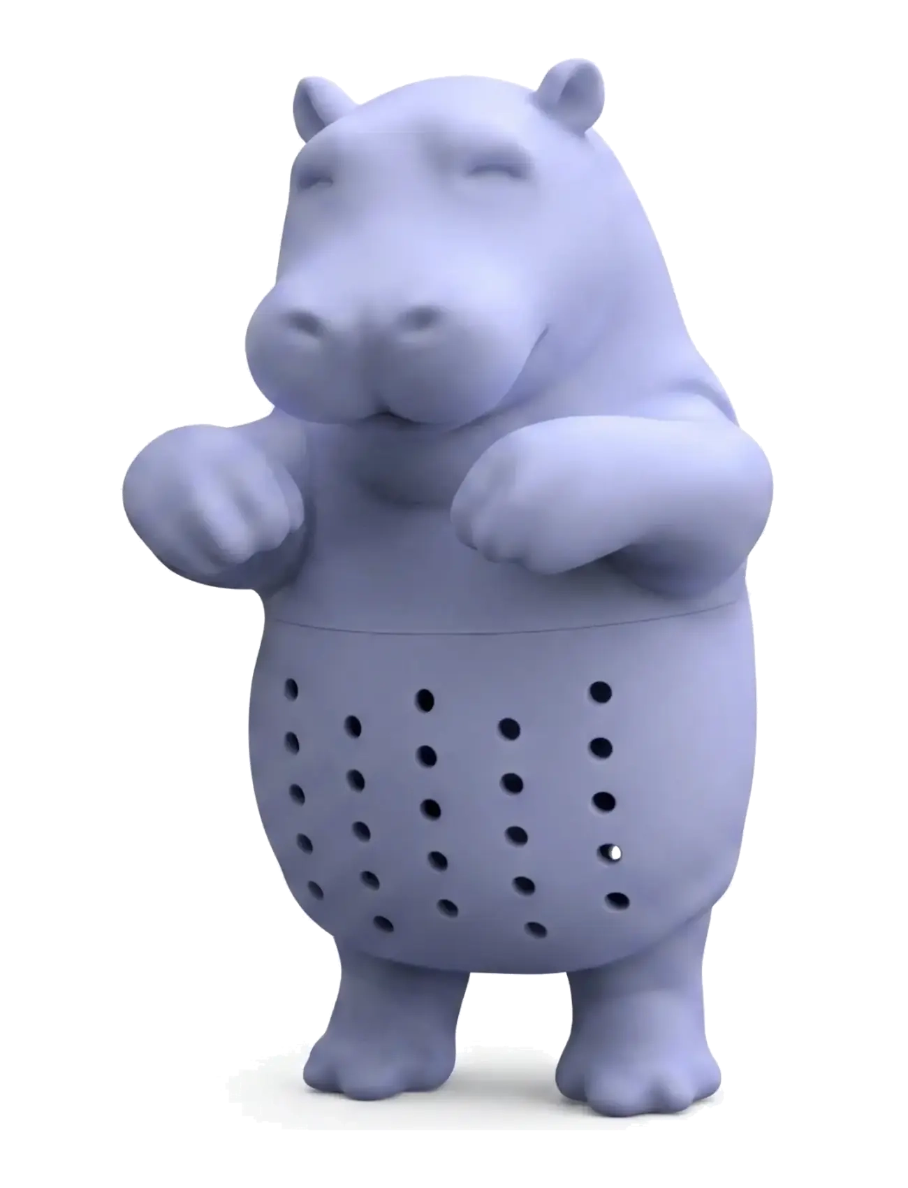 Winkee - Hippo Tea Infuser - tesíur - grey - 2