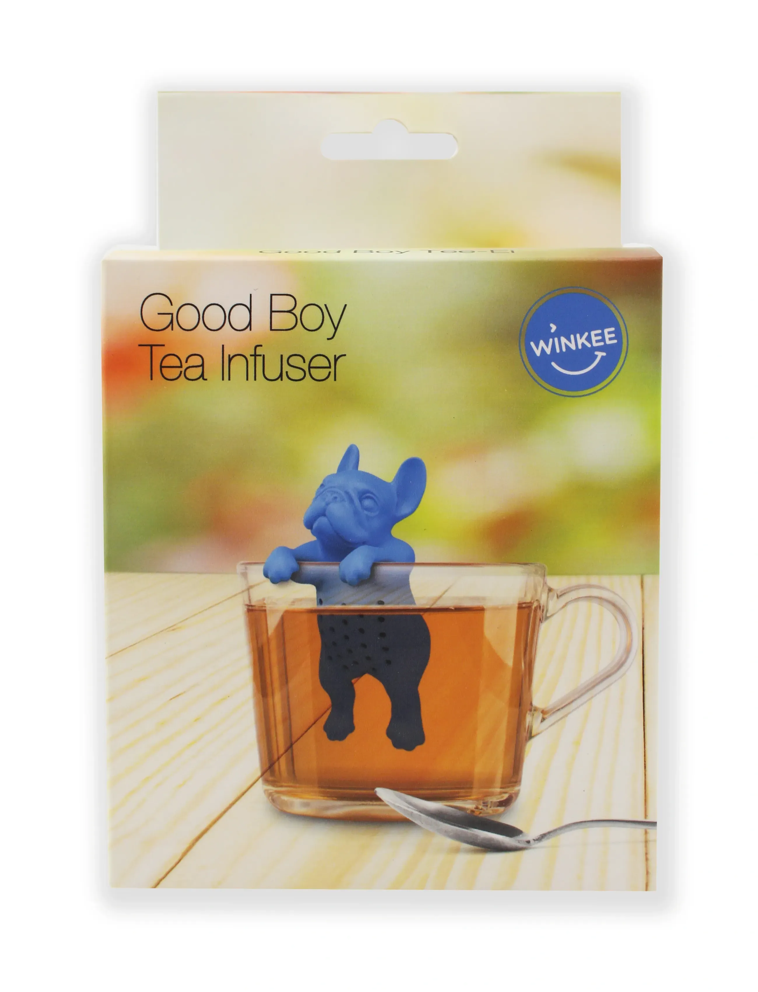 Winkee Tefilter Good Boy Tea Infuser, H6 cm, & Coffee Accessories, Blau - Filters Strainers, Homeware