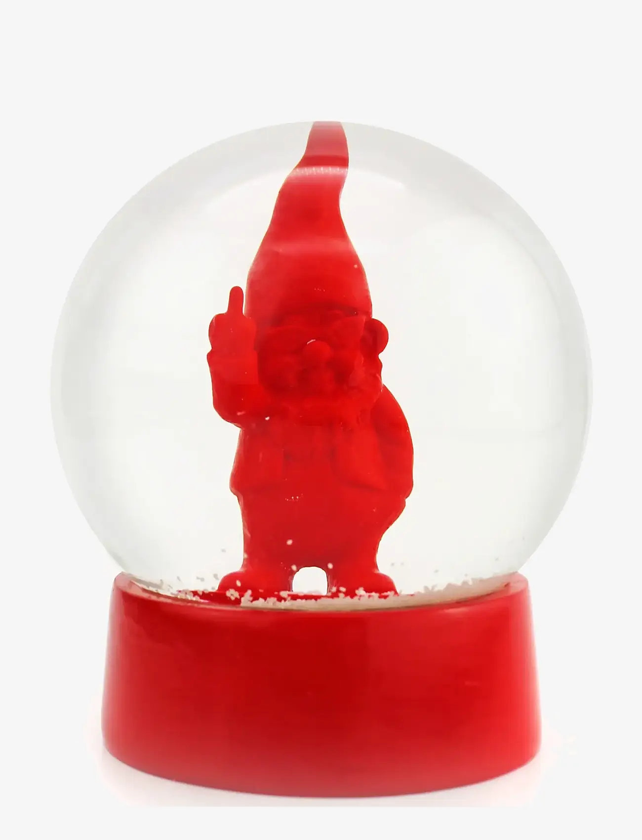 Winkee - Snekugle - Snow Globe Gnome red - snekugler - red - 0