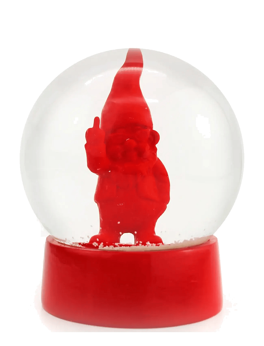 Winkee - Snow Globe Gnome - lumekerad - red - 0