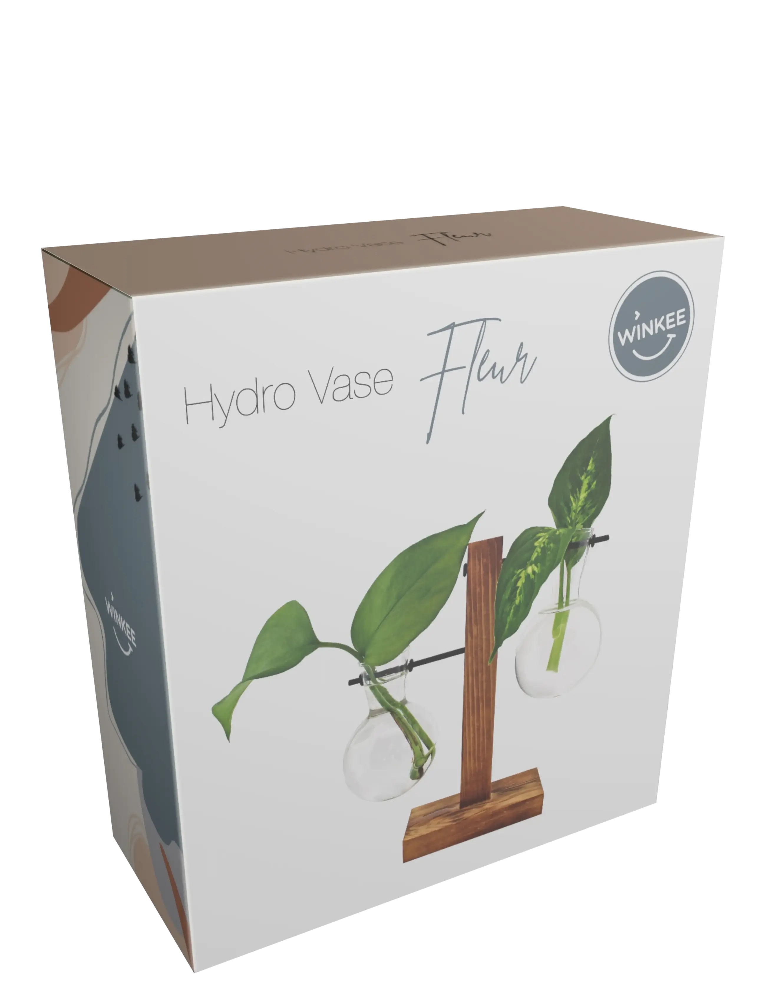 Winkee - Vase – Hydro Vases Fleur - vaser - brown - 1