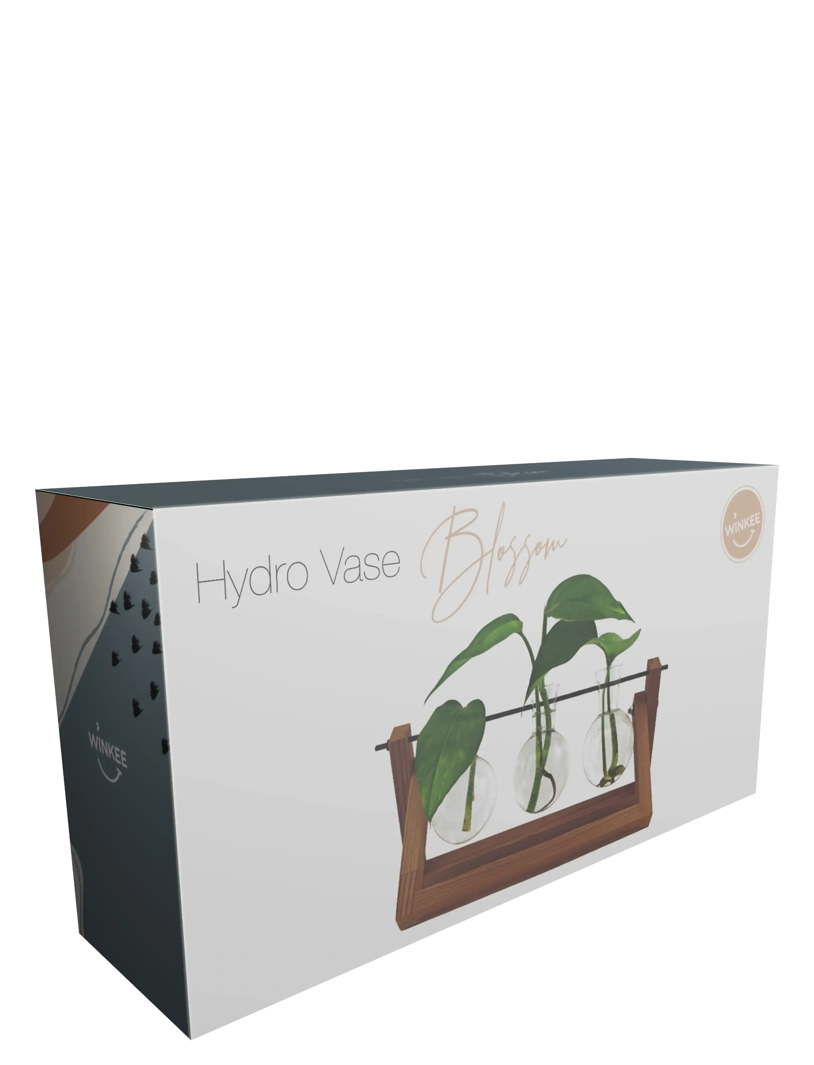Winkee - Vase - Hydro Vases Blossom - vaser - brown - 1