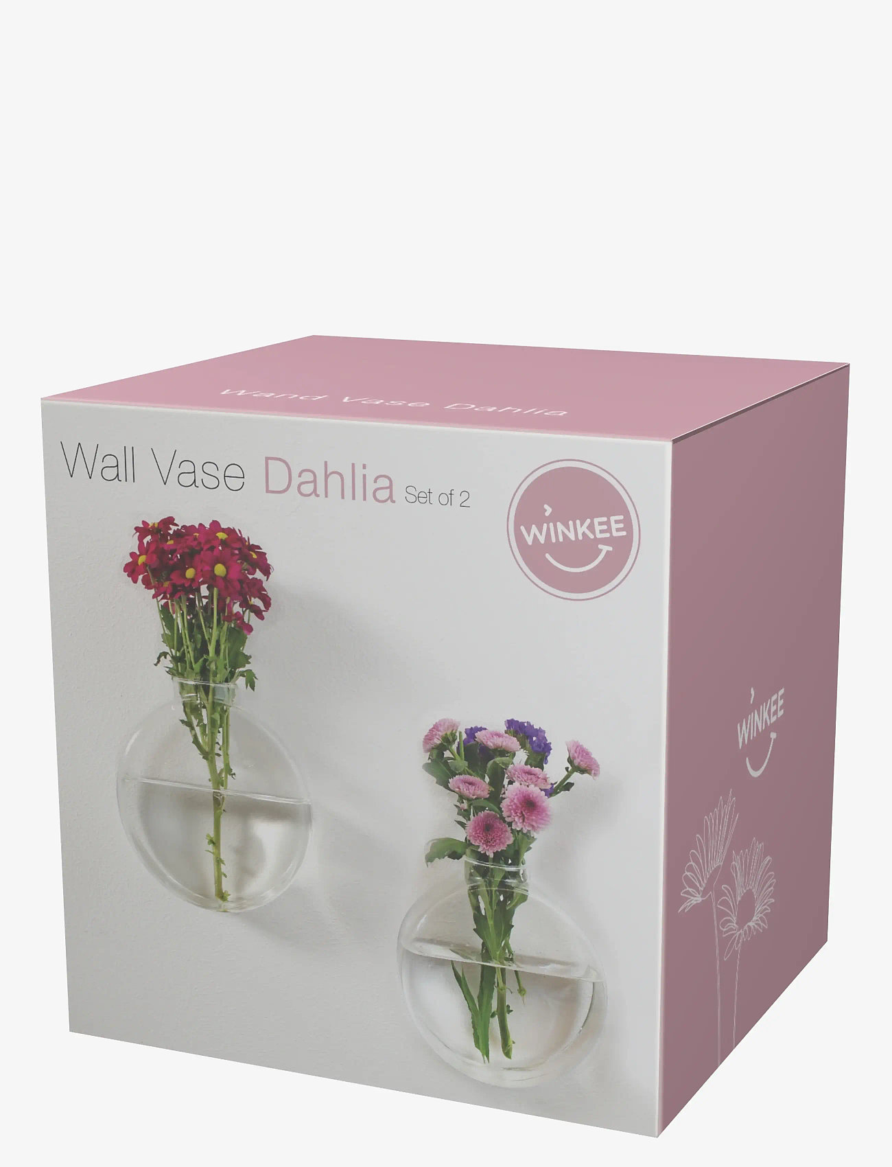 Winkee - Vase - Wall Vase Dahlia (2 stk.) - vaser - ready - 2
