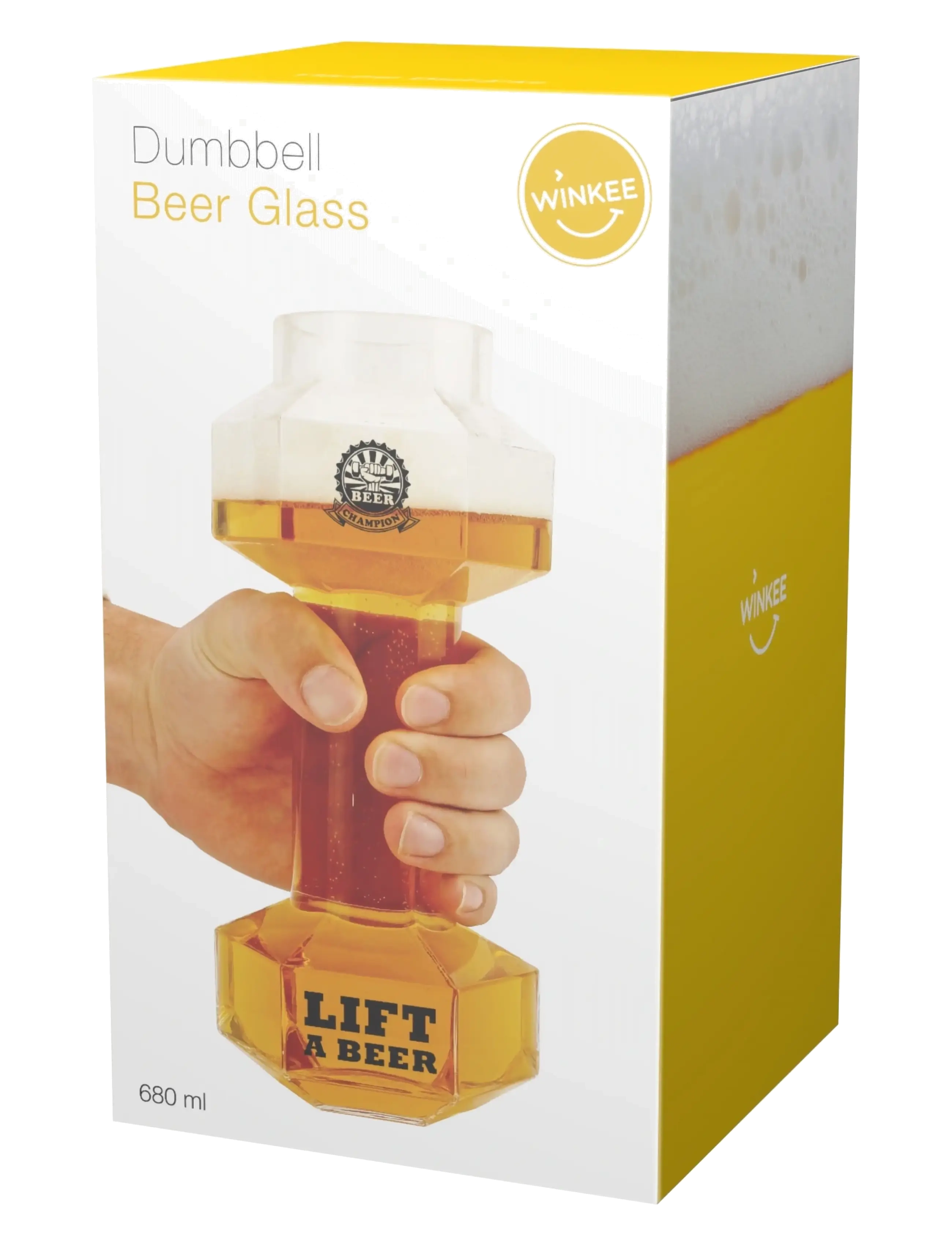 Winkee - Glas - Dumbbell Beer Glass - Ølglas - ready - 2