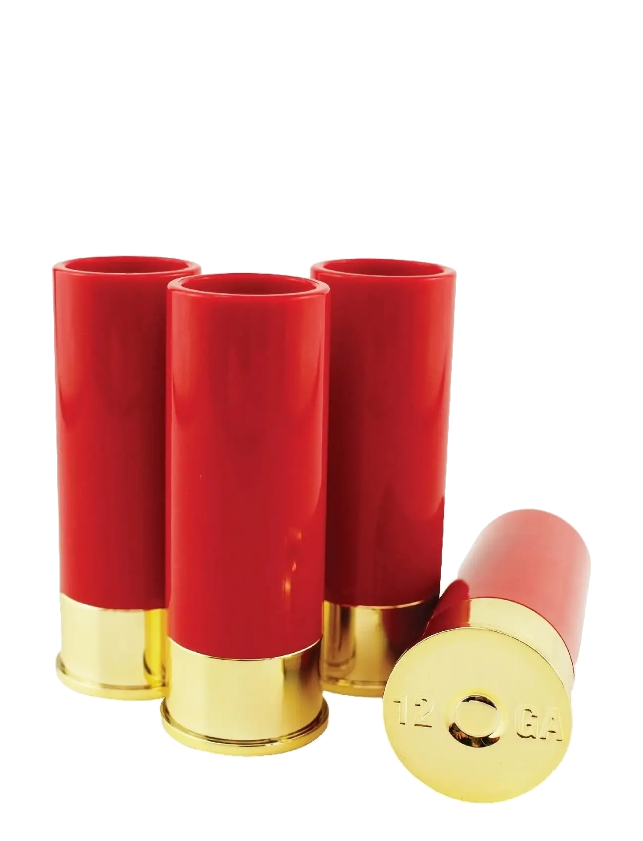 Winkee Shotsglas Buckshot Shot Glasses (4 Stk.), Shotglas, Rød, Str: H4CM