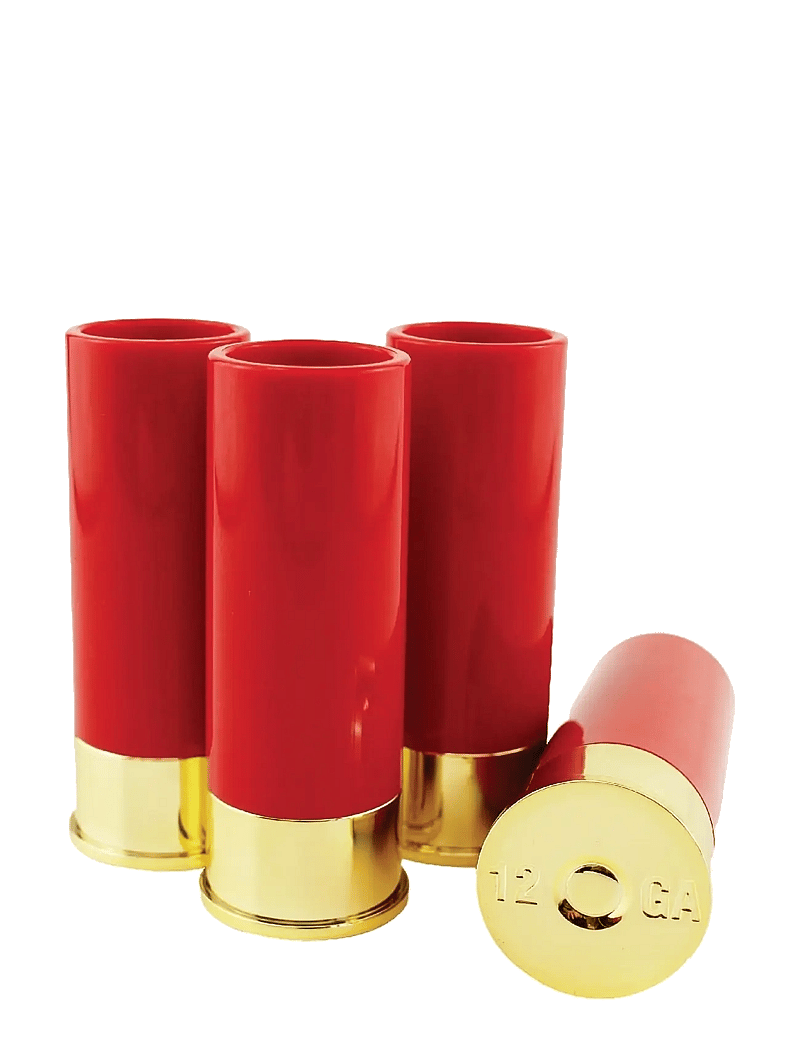 Winkee - Buckshot Shot Glasses set of 4 - shotiklaasid - red, gold - 1