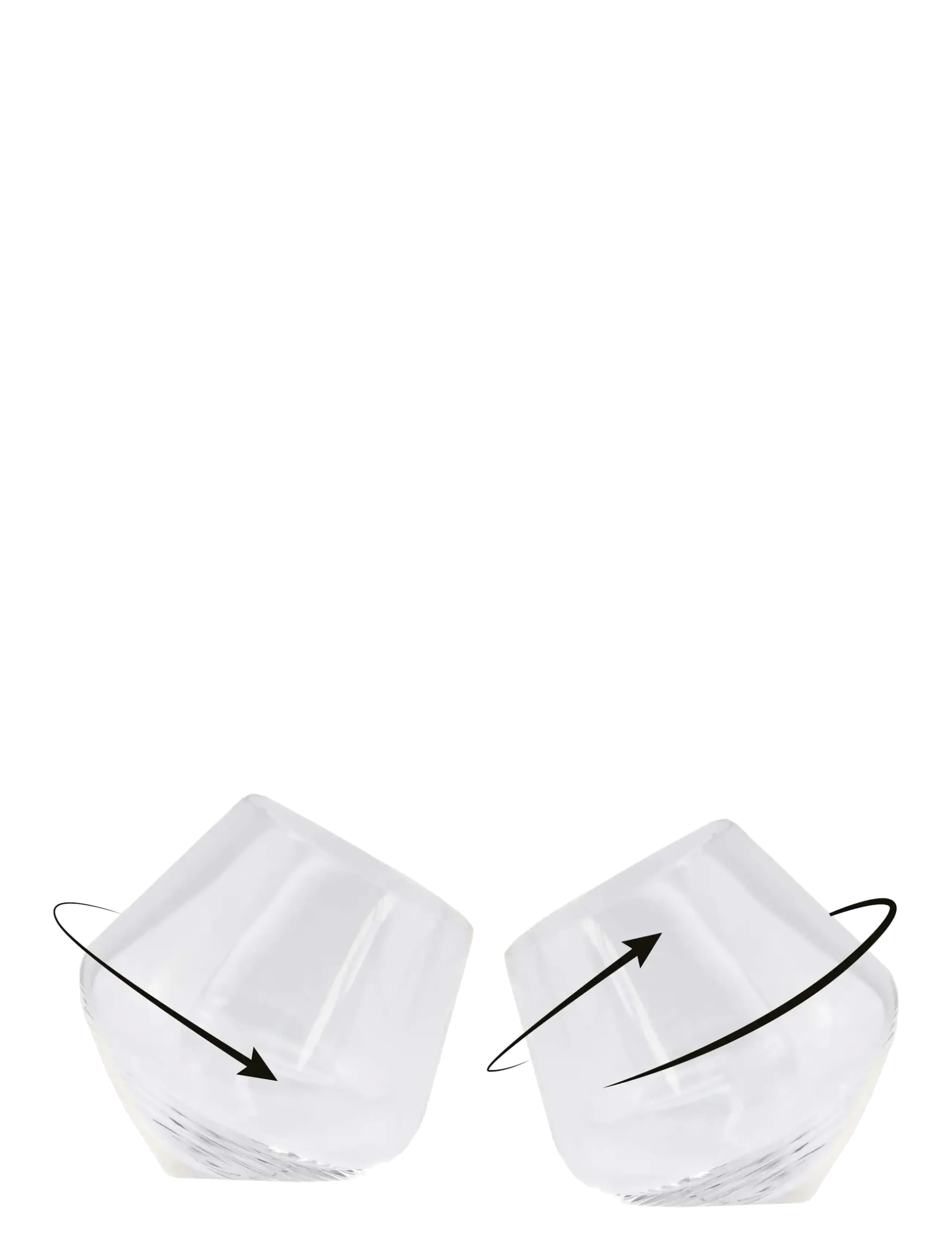 Winkee Rolling Whiskey Glasses Set of 2 - Deals - READY / clear