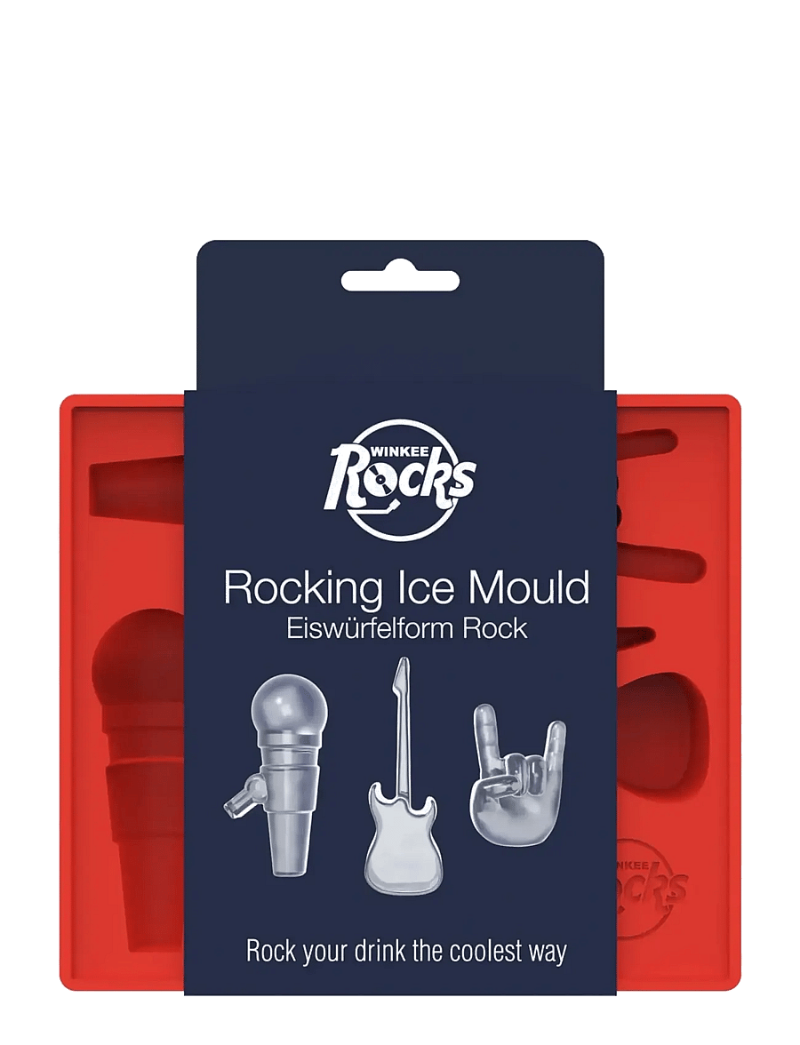 Winkee - Rock Ice Cubes - jääkuubikuvormid - red - 1