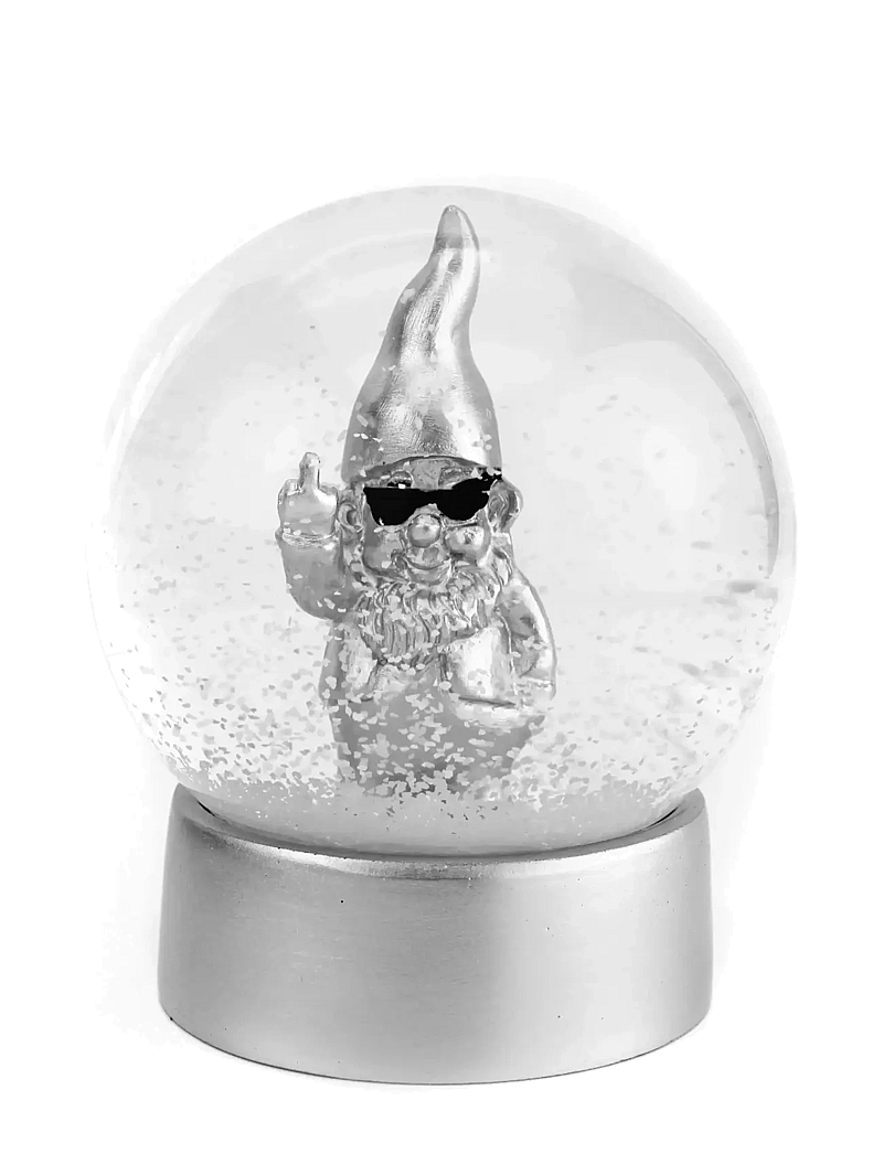 Winkee - Snow Globe Gnome - lumekerad - silver - 0