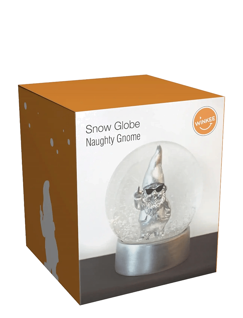 Winkee - Snow Globe Gnome - lumekerad - silver - 1
