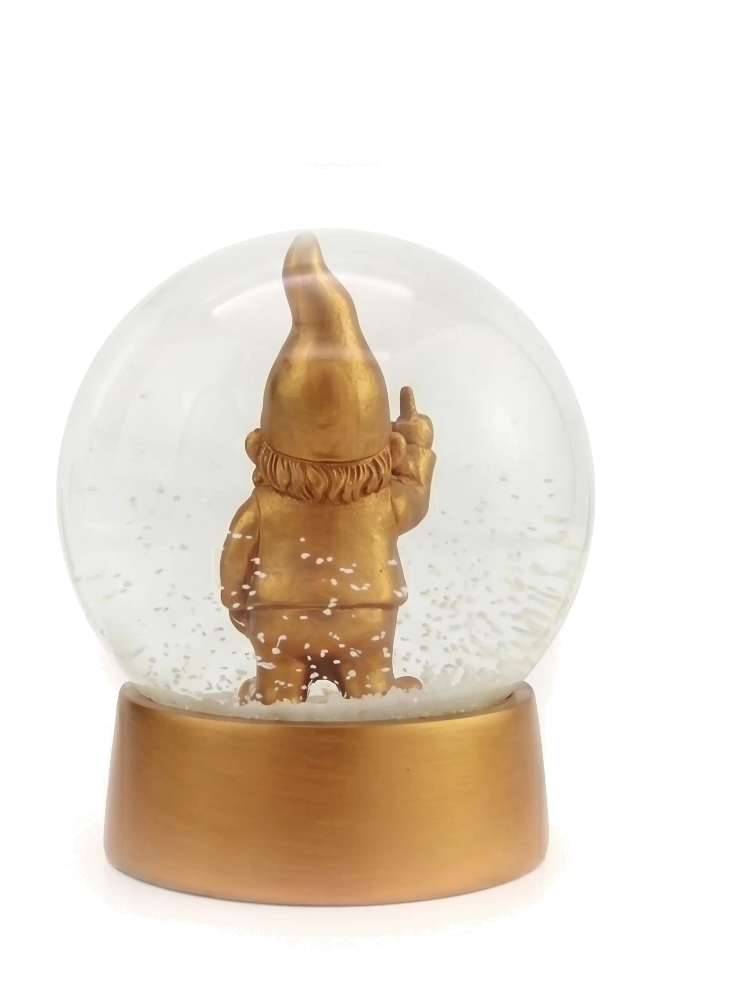 Winkee - Snow Globe Gnome - snow globes - gold - 2