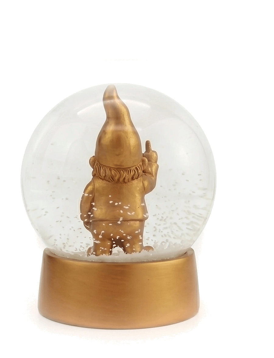 Winkee - Snow Globe Gnome - lumekerad - gold - 2
