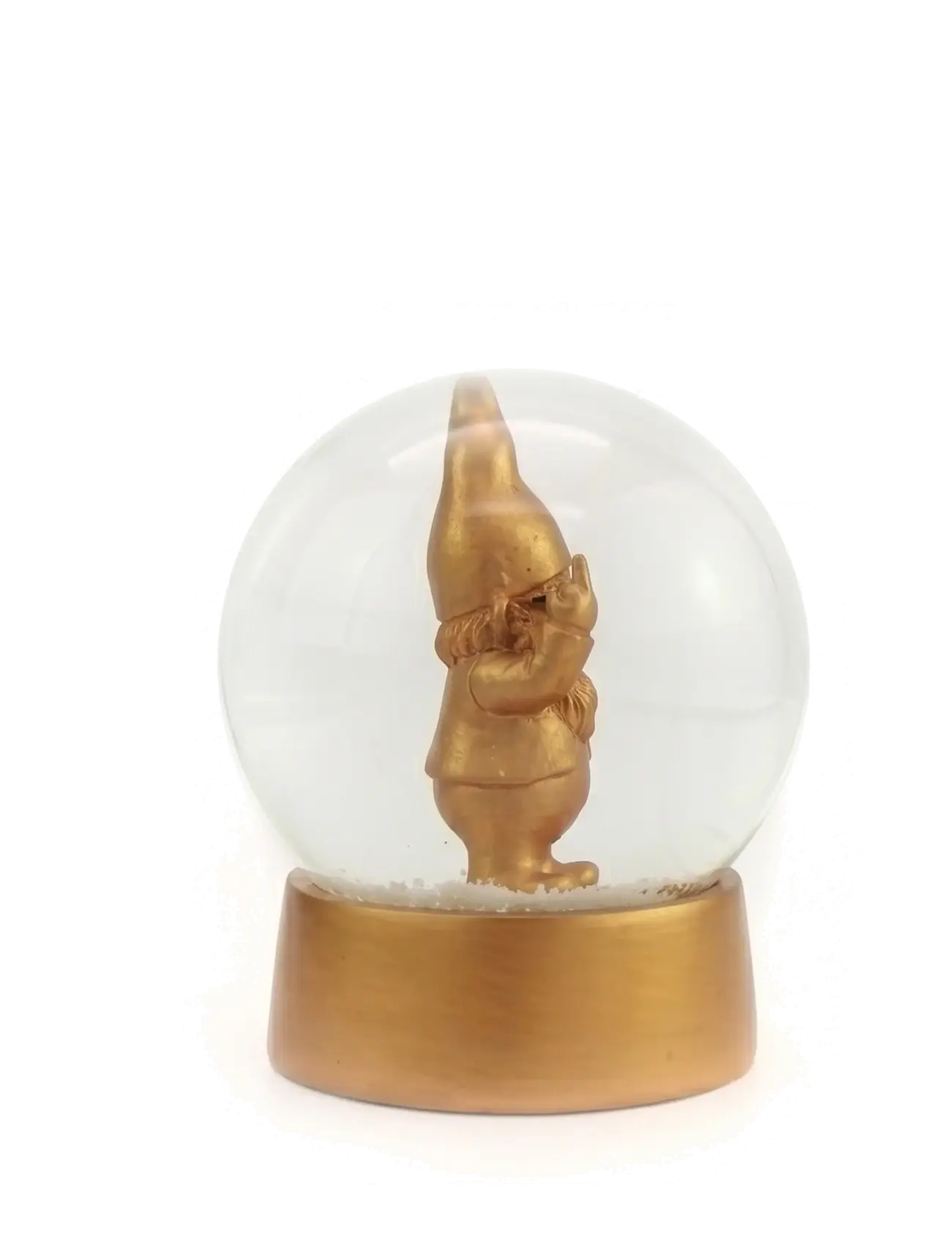Winkee - Snow Globe Gnome - snow globes - gold - 3
