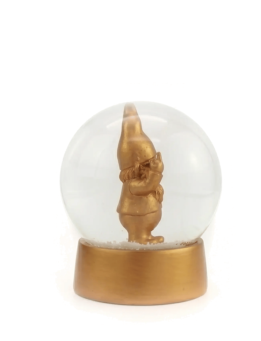 Winkee - Snow Globe Gnome - lumekerad - gold - 3