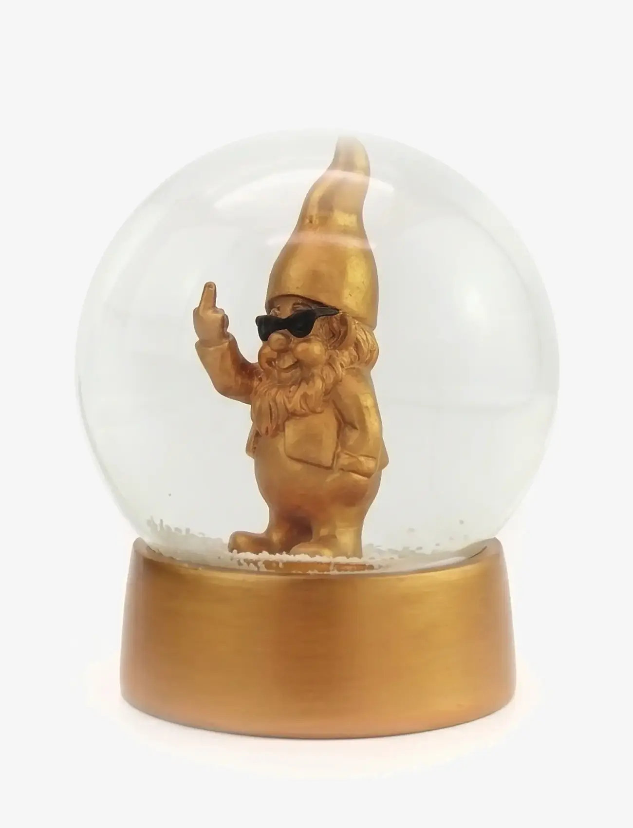 Winkee - Snekugle - Snow Globe Gnome gold - snekugler - gold - 4