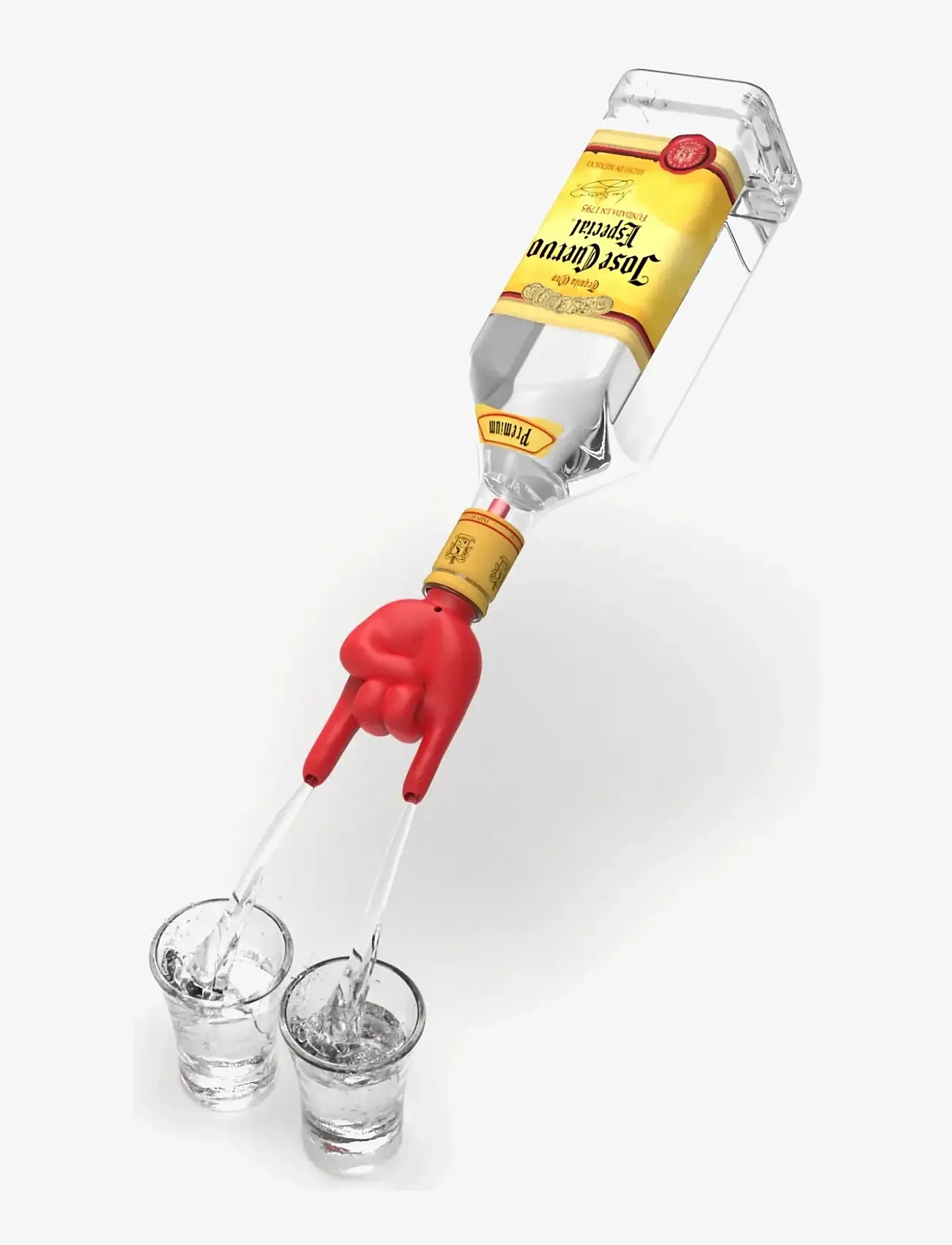Winkee - Rock Hand Bottle Pourer - bottle openers & wine stoppers - red - 1