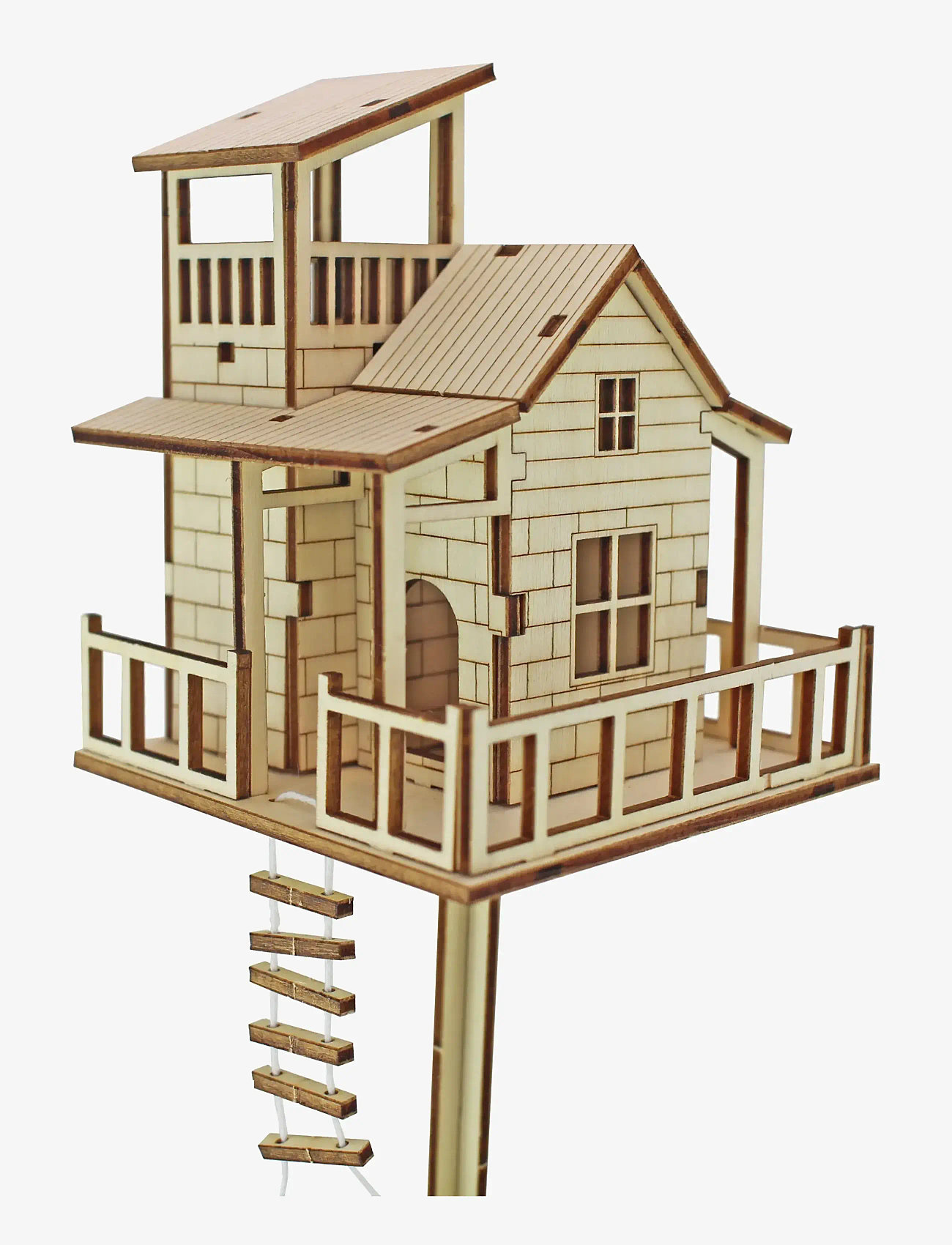 Winkee - Tiny Tree House DIY Set - drewniane figurki - brown - 1