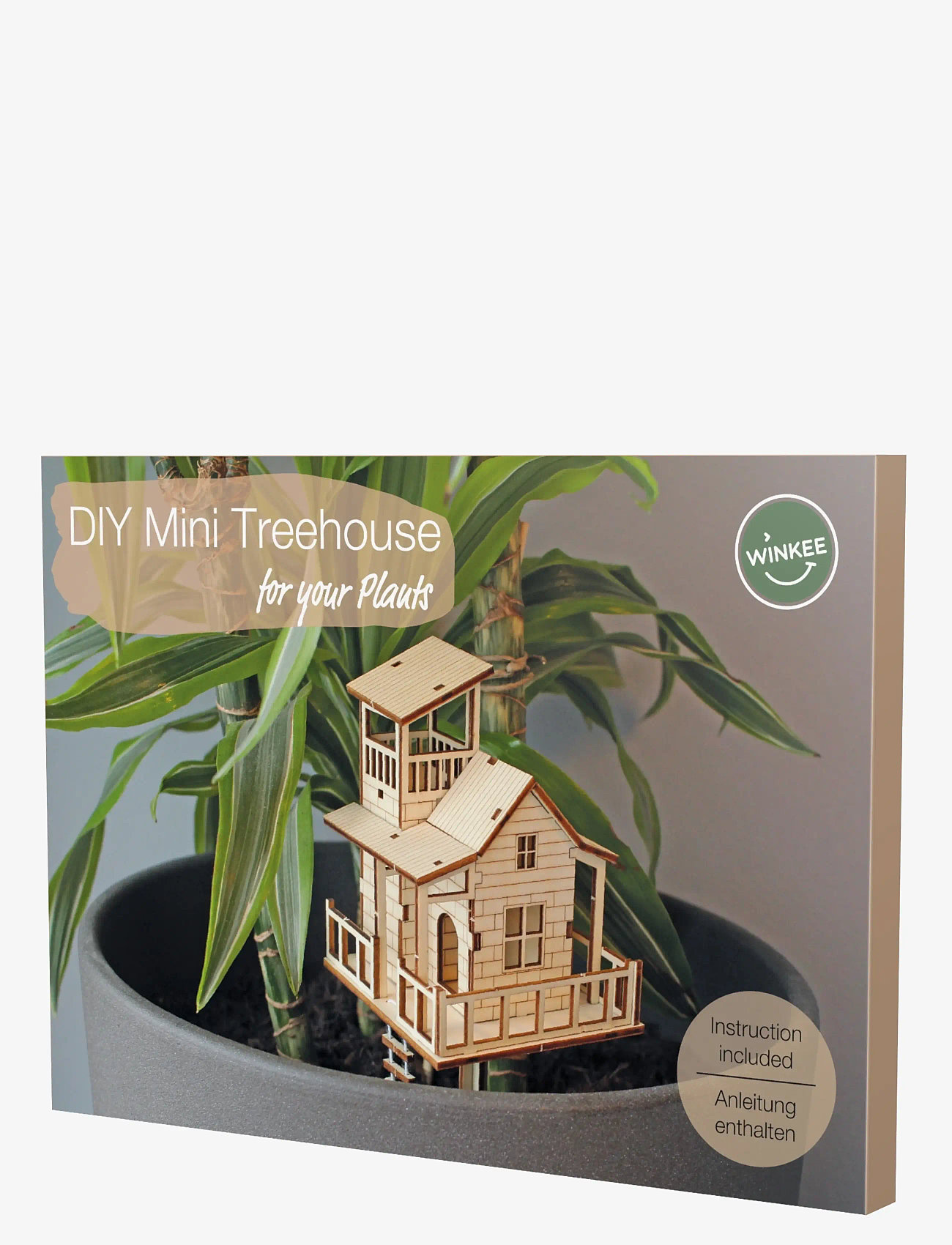 Winkee - Tiny Tree House DIY Set - drewniane figurki - brown - 2