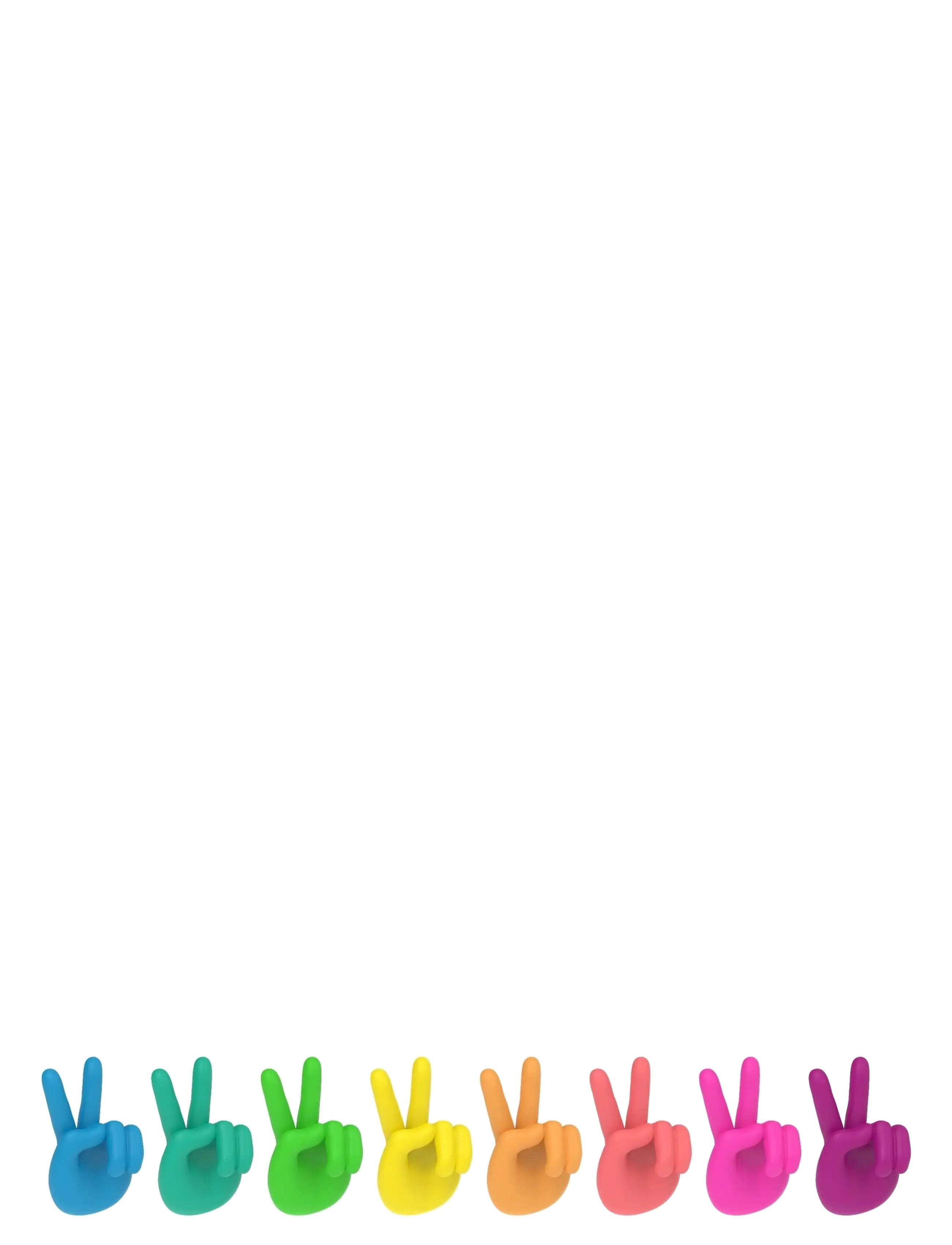 Winkee Peace Glass markers Set of 8 - Shakers og cocktail-tilbehør - MULTI/PATTERN / multi