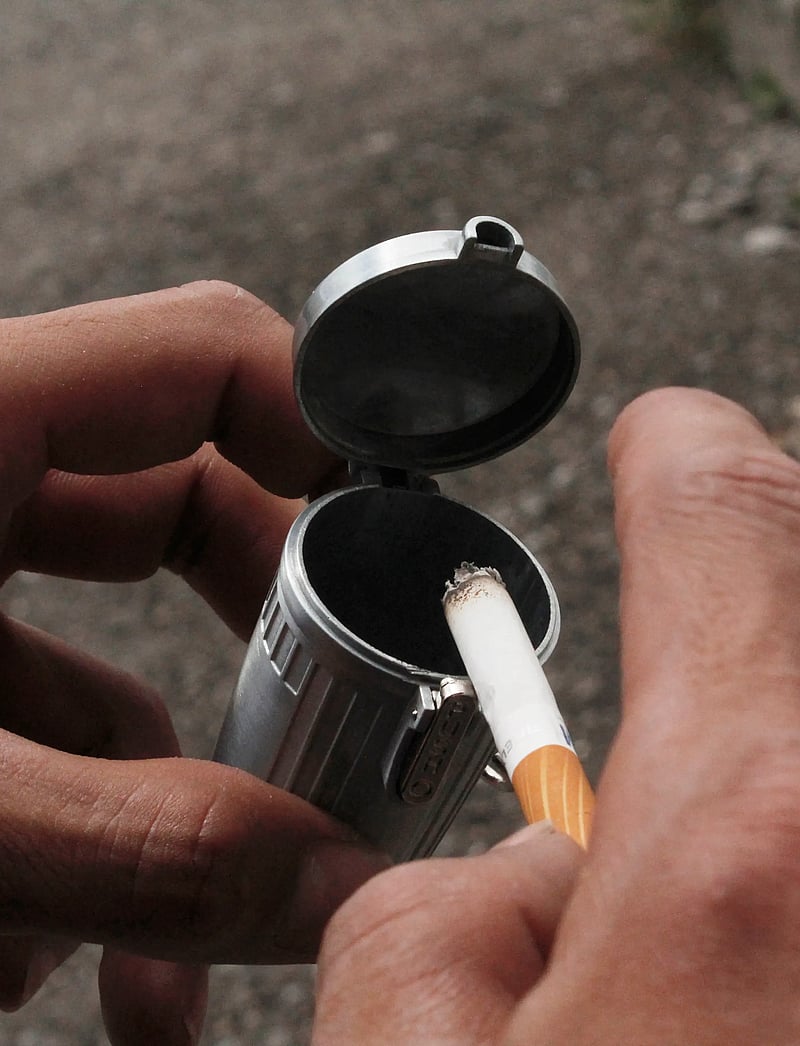 Winkee - Portable Ashtray - schlüsselringe - grey - 0
