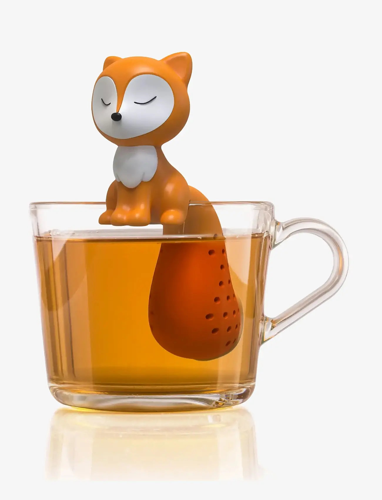 Winkee - Tefilter - Fox Tea Infuser - teæg & tefiltre - white, orange - 0