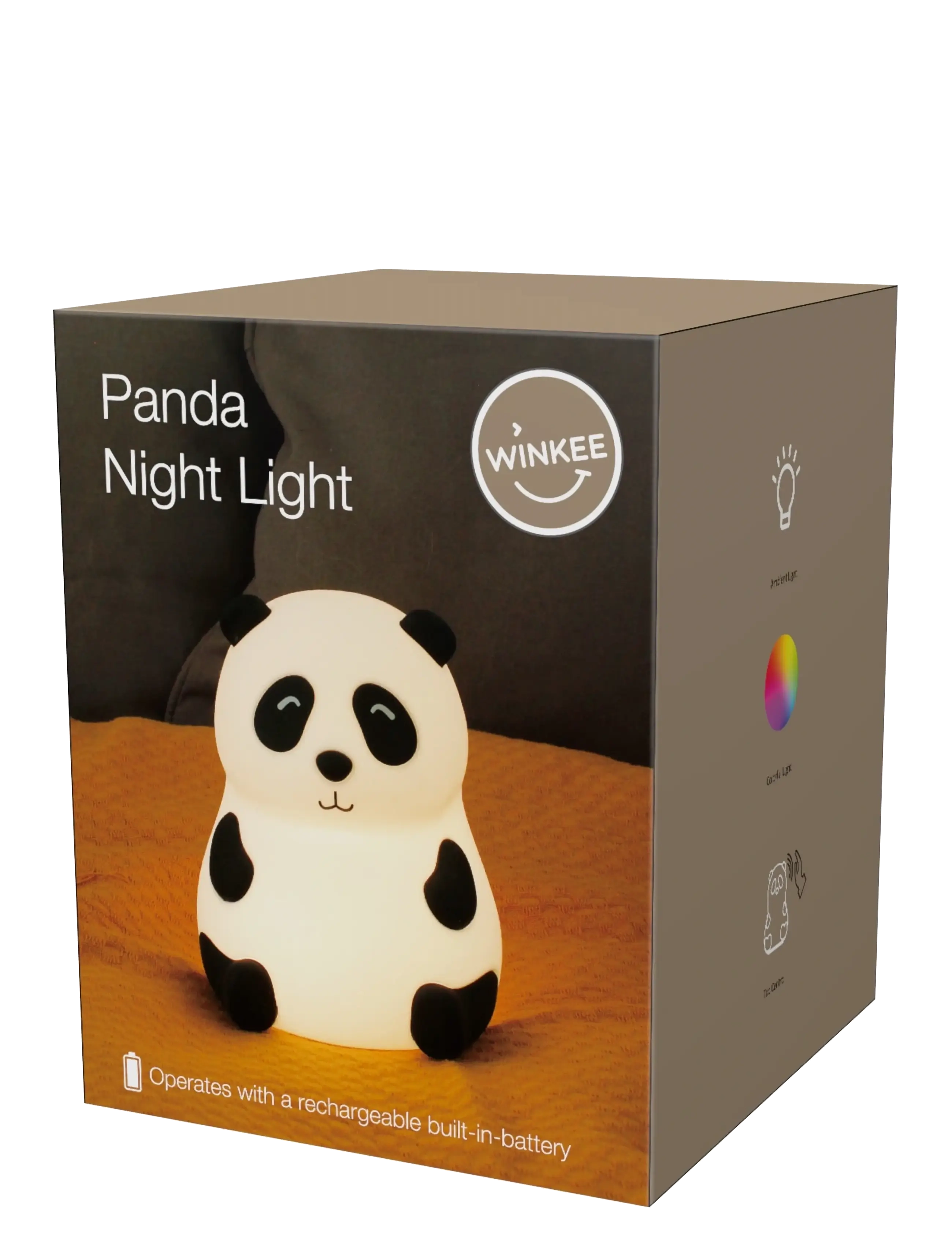Winkee - Nightlight Panda - night lamps - white - 2