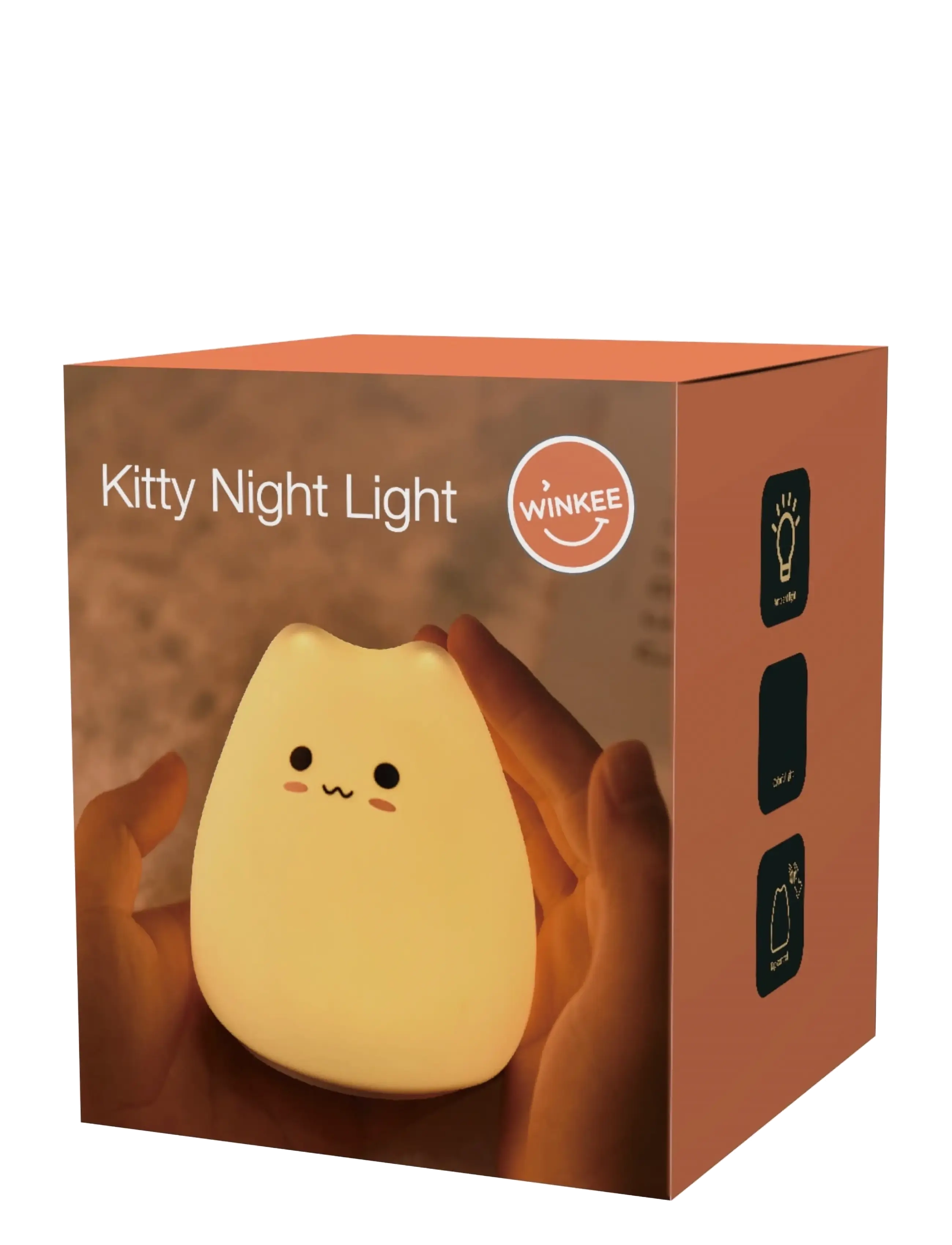 Winkee - Nightlight Kitten - Öölambid - white - 2