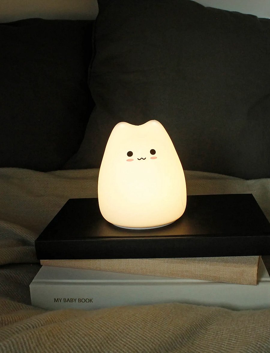 Winkee - Nightlight Kitten - Öölambid - white - 0