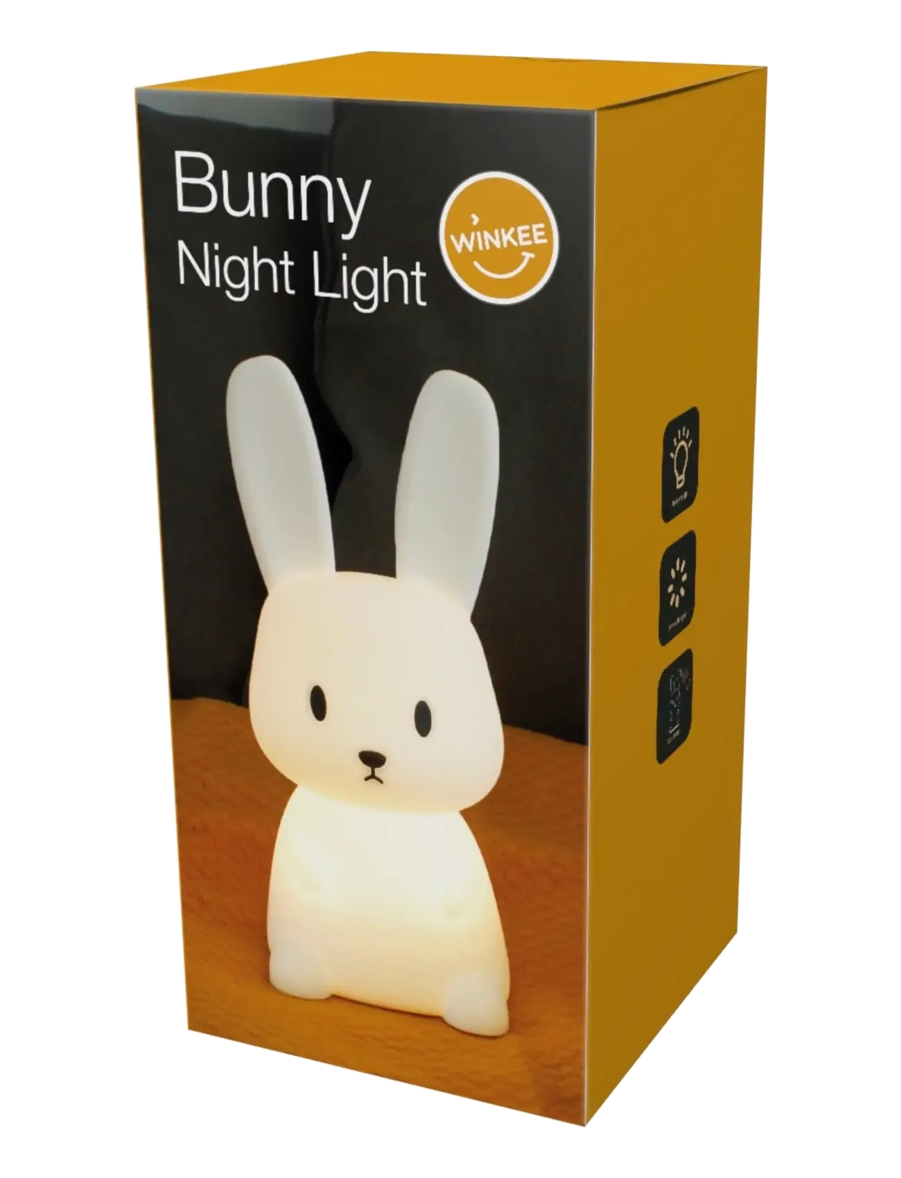 Winkee - Nightlight Rabbit - Öölambid - white - 2