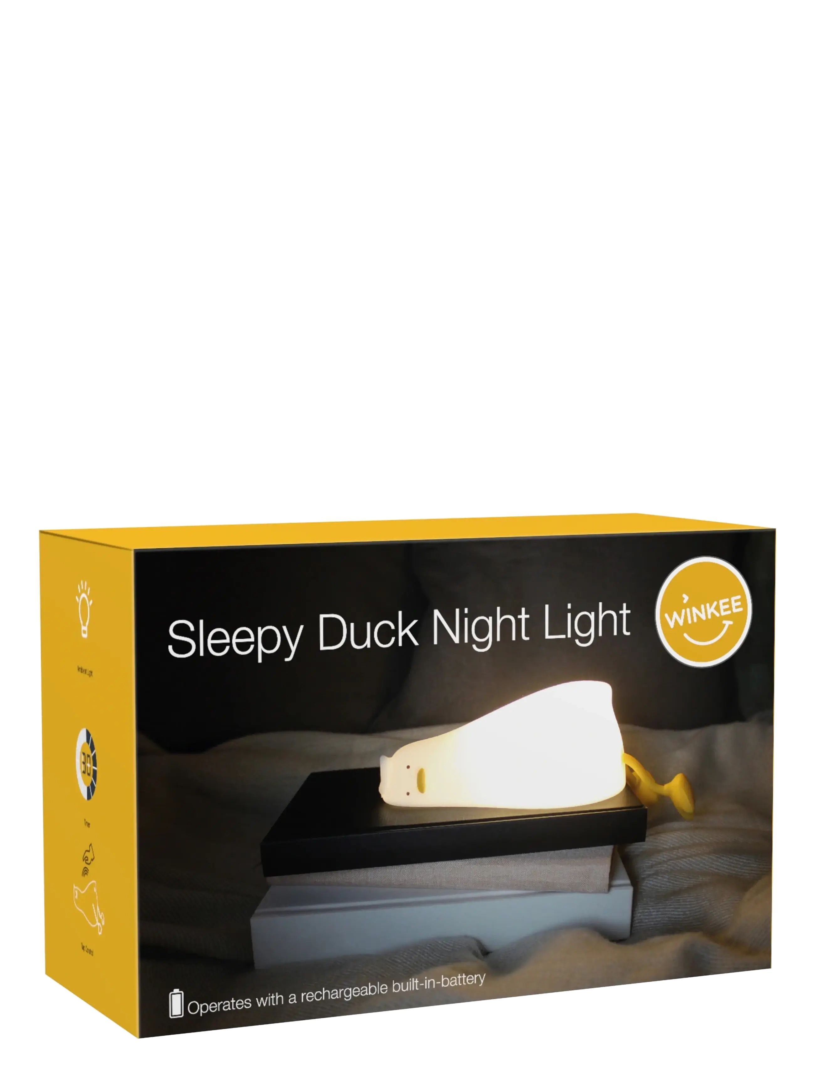 Winkee - Nightlight Duck - Öölambid - white - 2