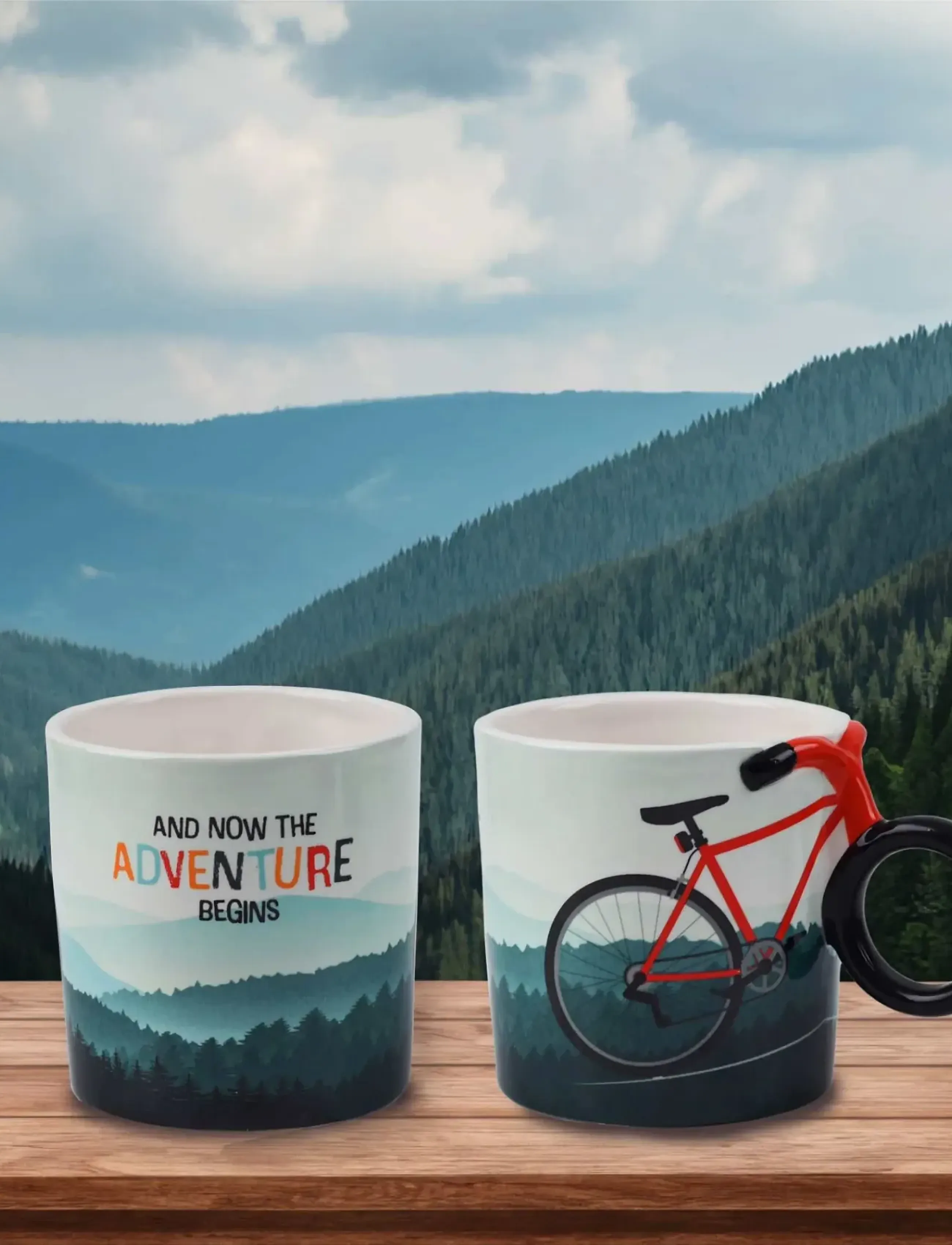 Winkee Krus - Bike Mug, H10 cm, Blue, Kopper & Krus > Tekopper, Unisex