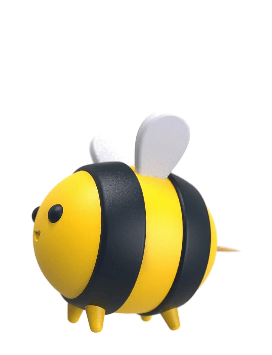 Winkee - Bee Toothpick Dispenser - muud köögiriistad - black, yellow - 1