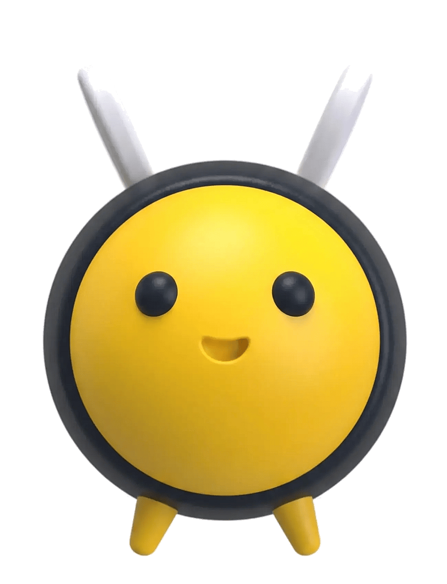 Winkee - Bee Toothpick Dispenser - muud köögiriistad - black, yellow - 2