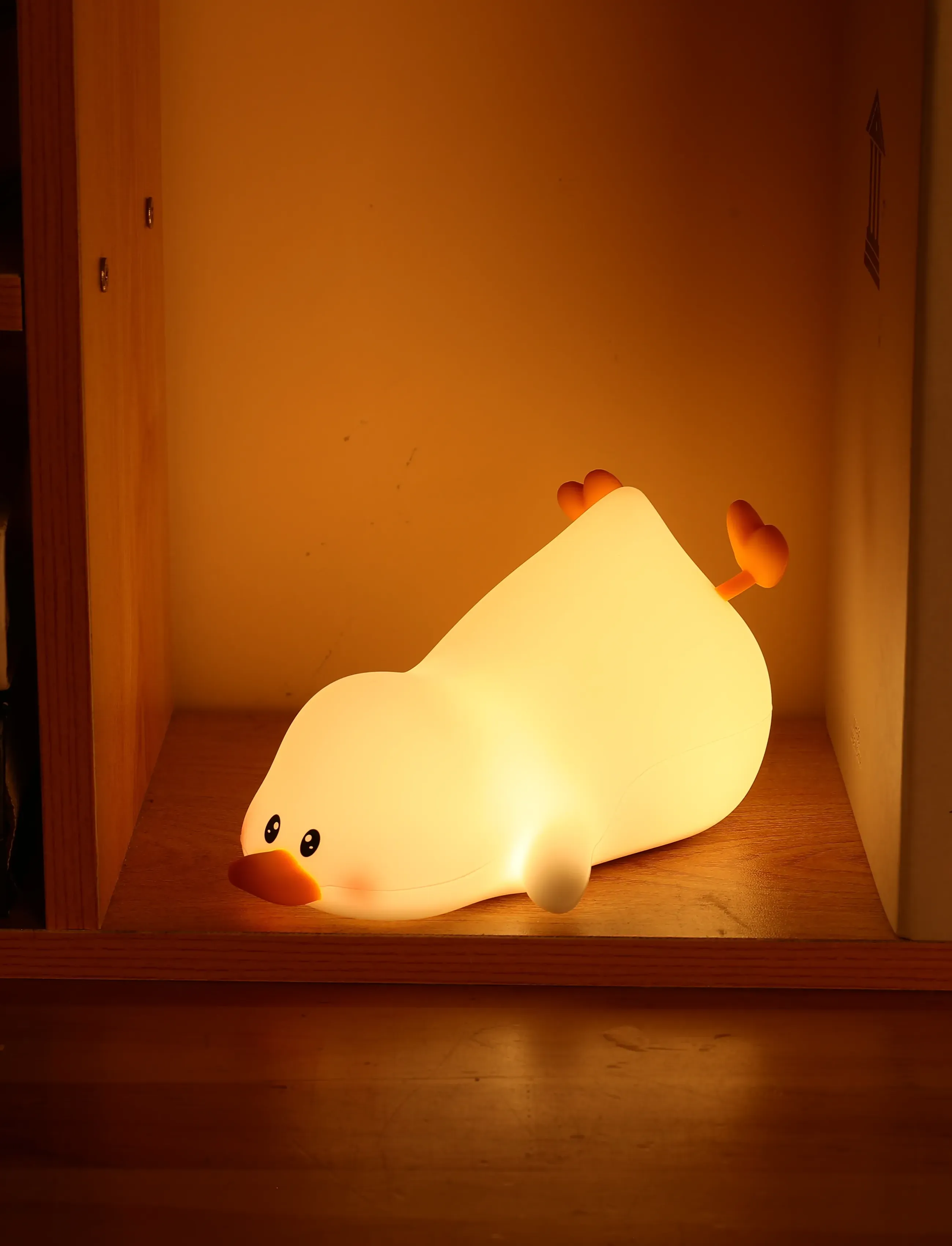 Winkee Bordlampe Clumsy Duck Night Light, H8 cm, Lighting, Weiß - Lamps, Kinder