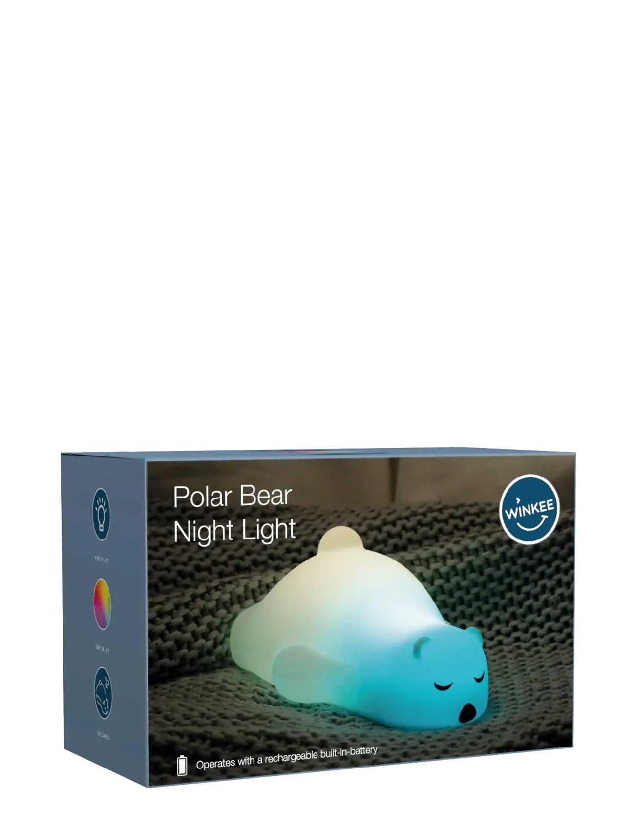 Winkee - Bordlampe - Polar Bear Night Light - natlamper - white - 2