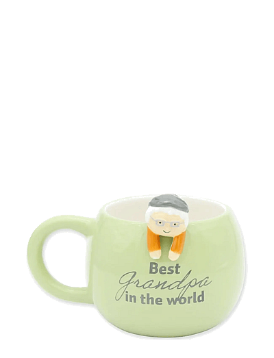 Winkee Best grandpa - Geschirr - GREEN, ORANGE / green